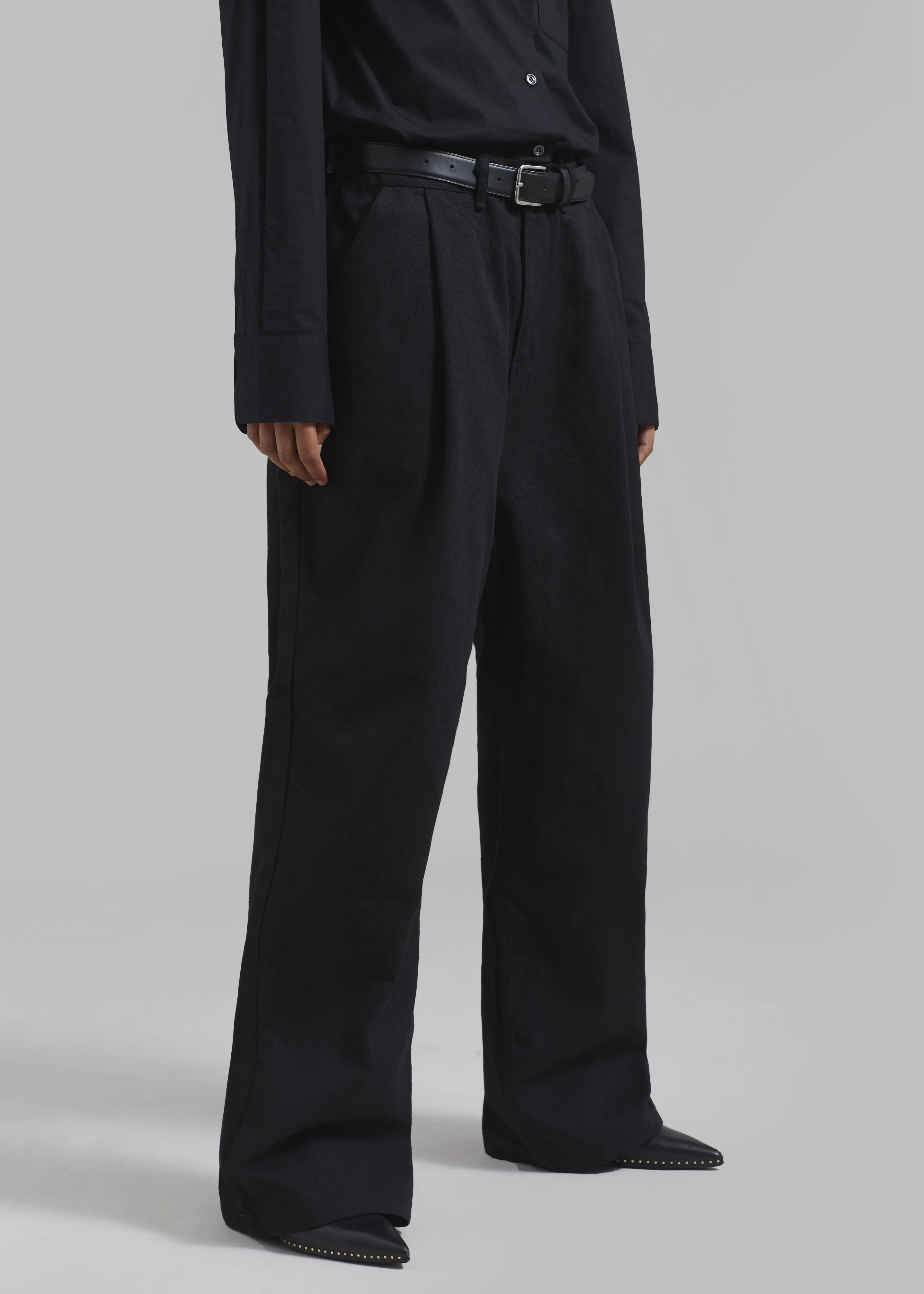 Drew Denim Pants - Black sold by Frankie Shop product image thumbnail 3