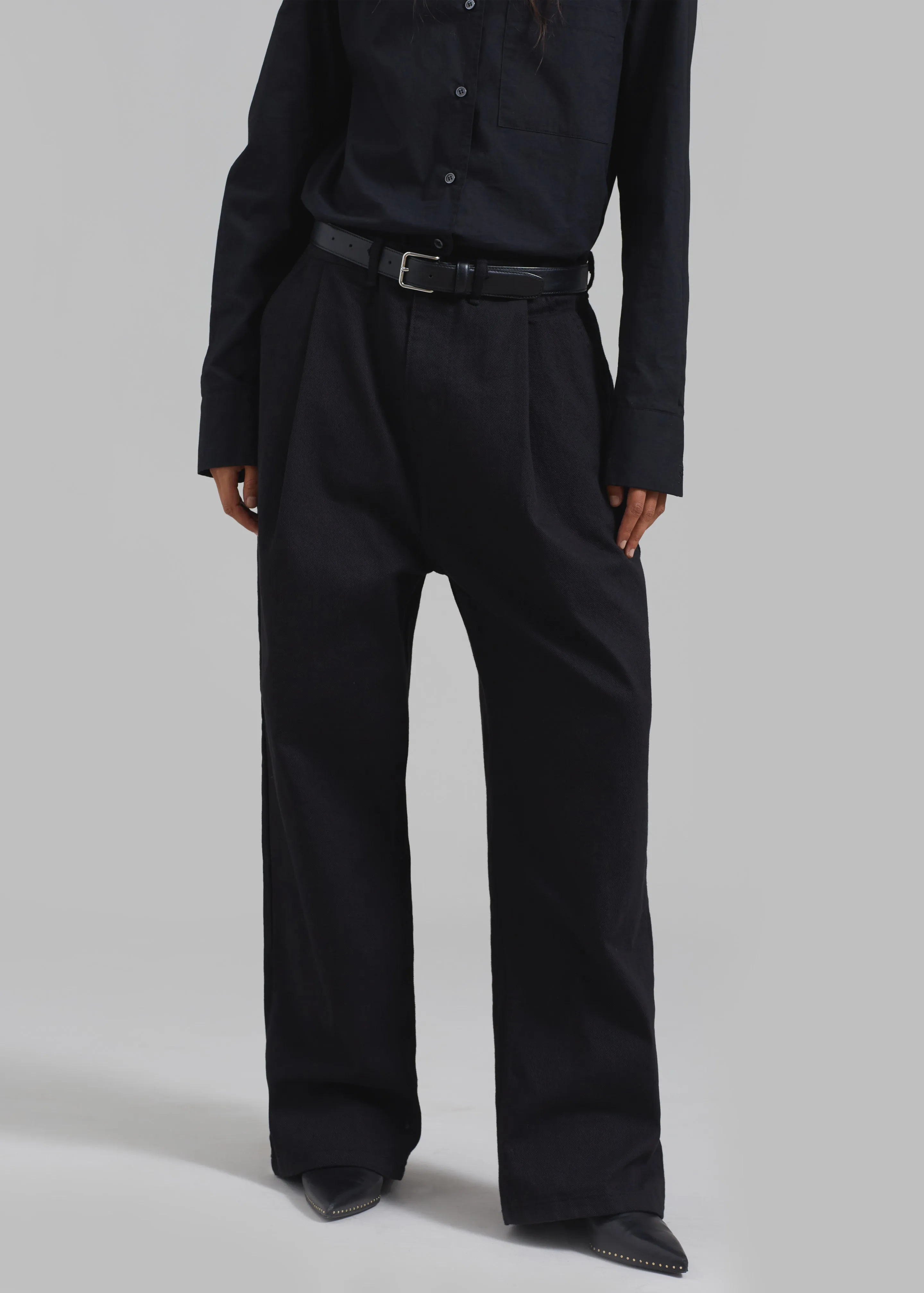 Drew Denim Pants - Black sold by Frankie Shop product image thumbnail 5