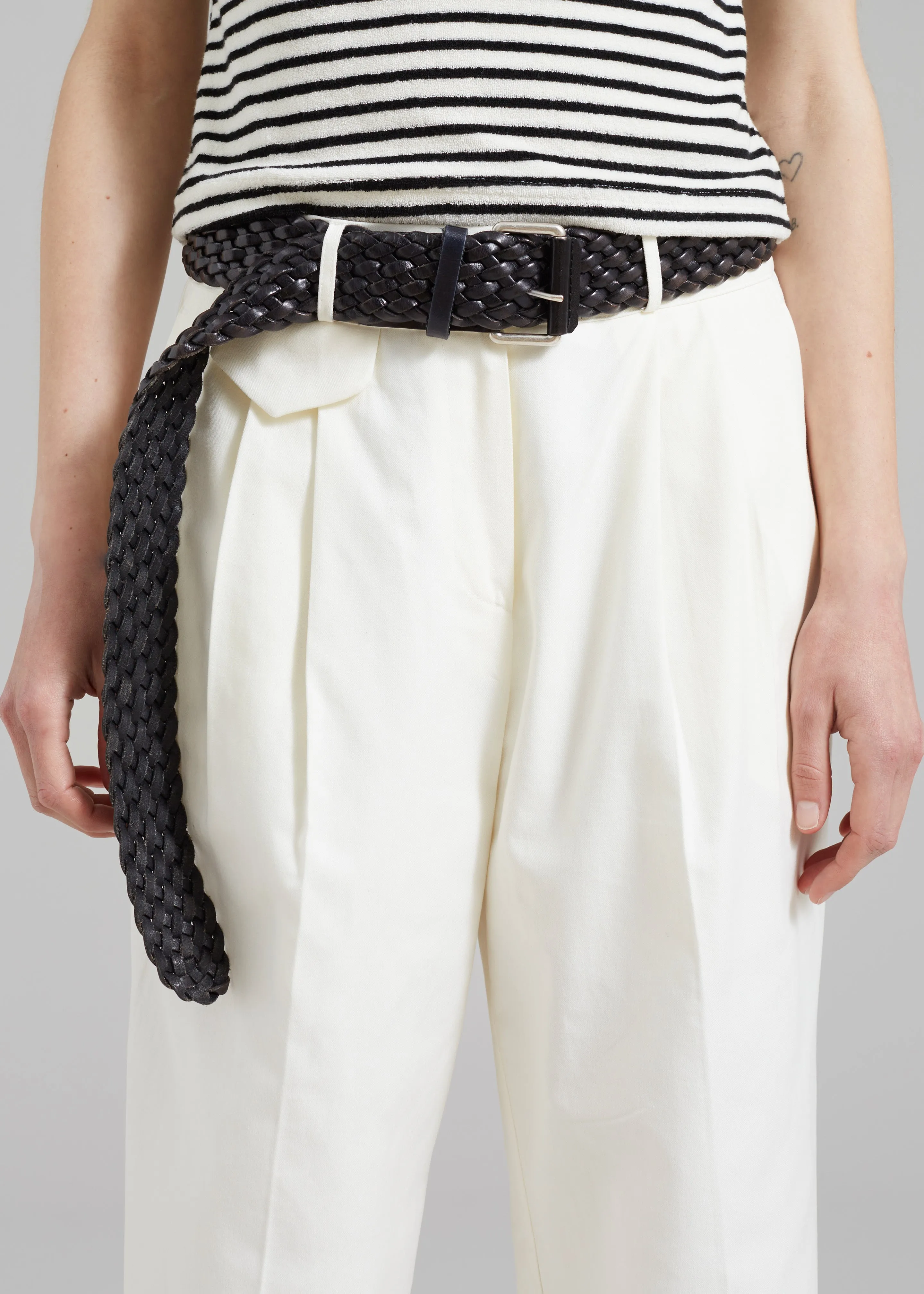 Maeve Pintuck Trousers - Cream sold by Frankie Shop product image thumbnail 2