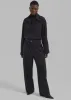 Kerry Trousers - Black Pinstripe sold by Frankie Shop
