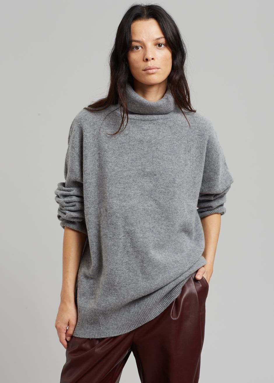 Christen Turtleneck Sweater - Grey Melange sold by Frankie Shop product image thumbnail 2