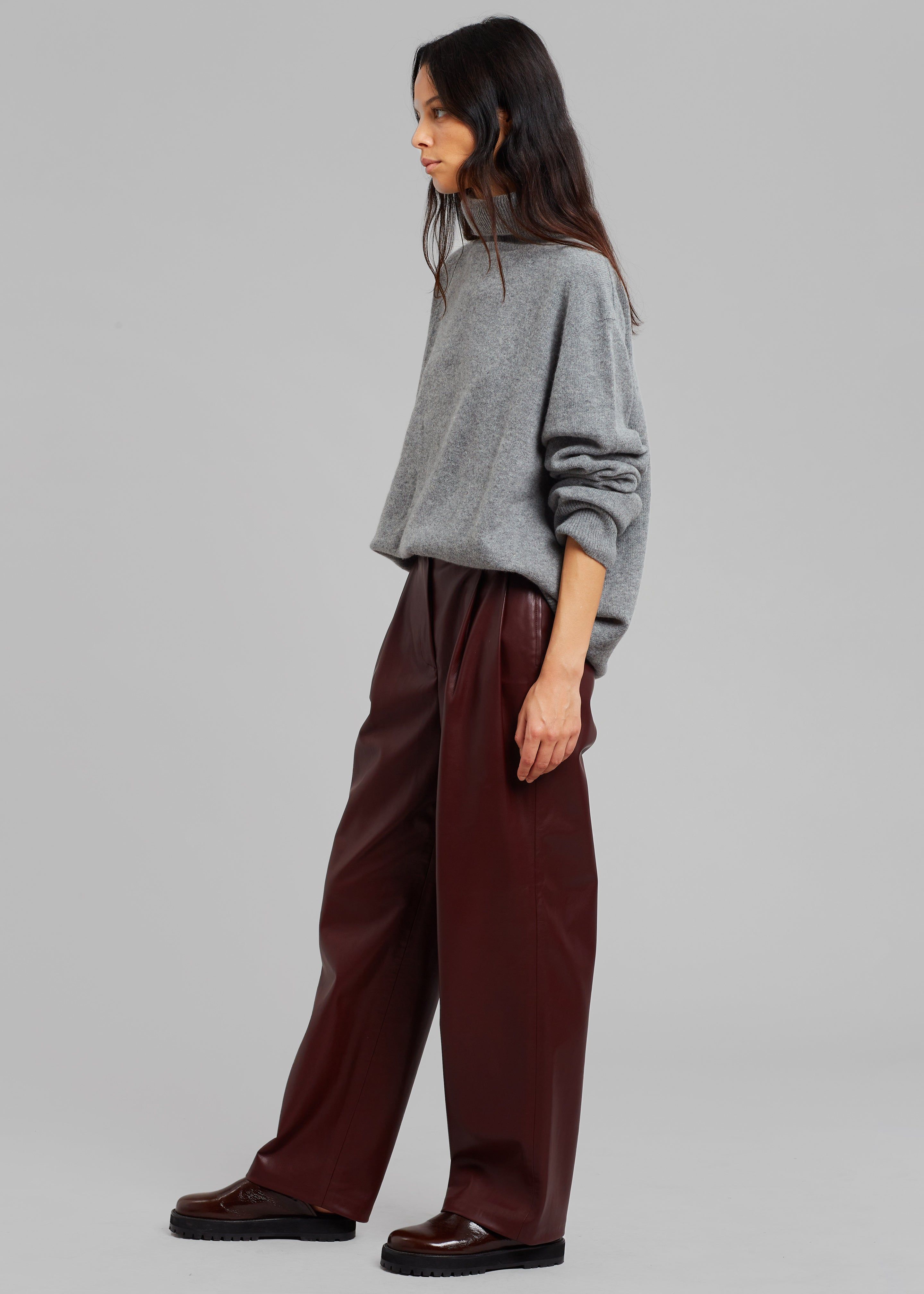 Christen Turtleneck Sweater - Grey Melange sold by Frankie Shop product image thumbnail 5
