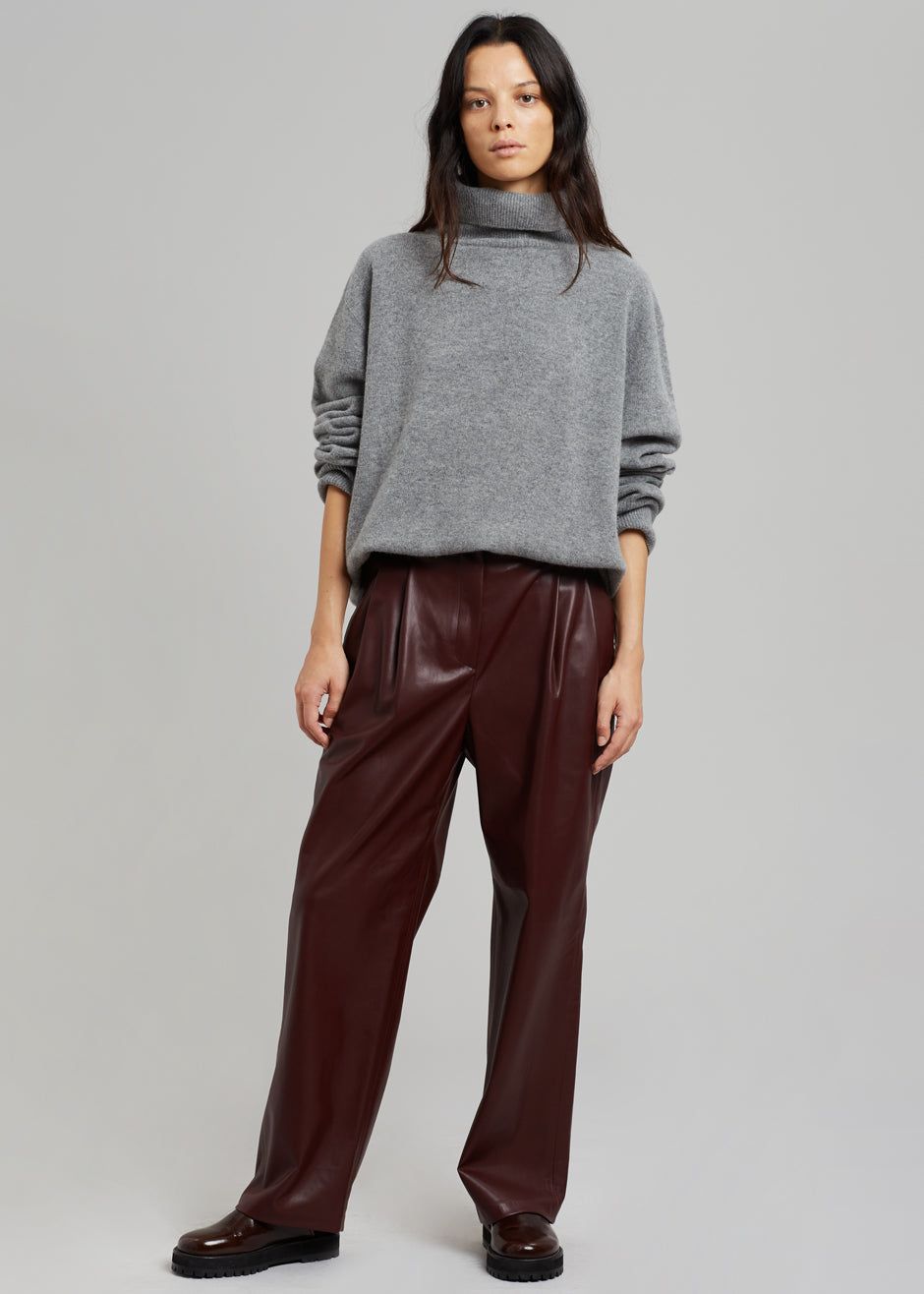 Christen Turtleneck Sweater - Grey Melange sold by Frankie Shop product image thumbnail 3