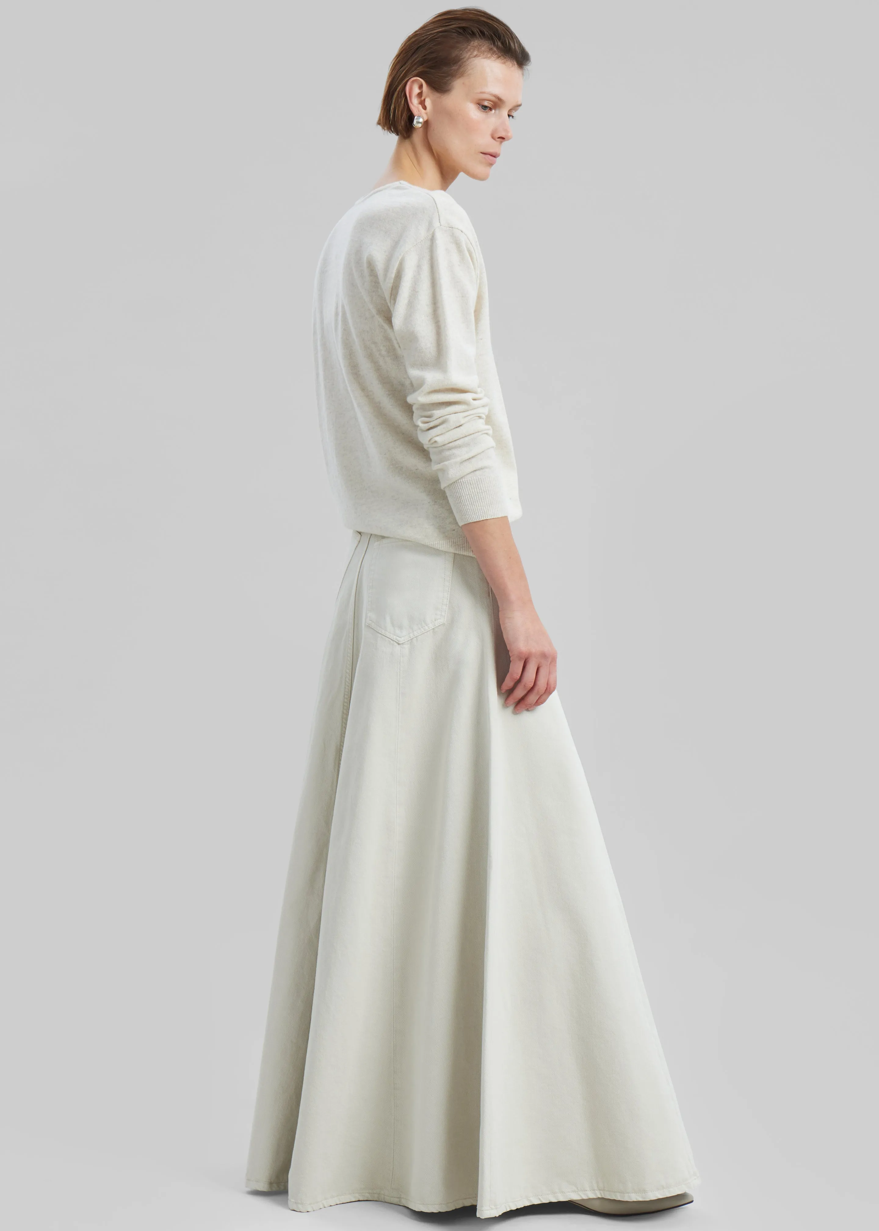 Haikure Serenity Maxi Skirt - Natural sold by Frankie Shop product image thumbnail 4