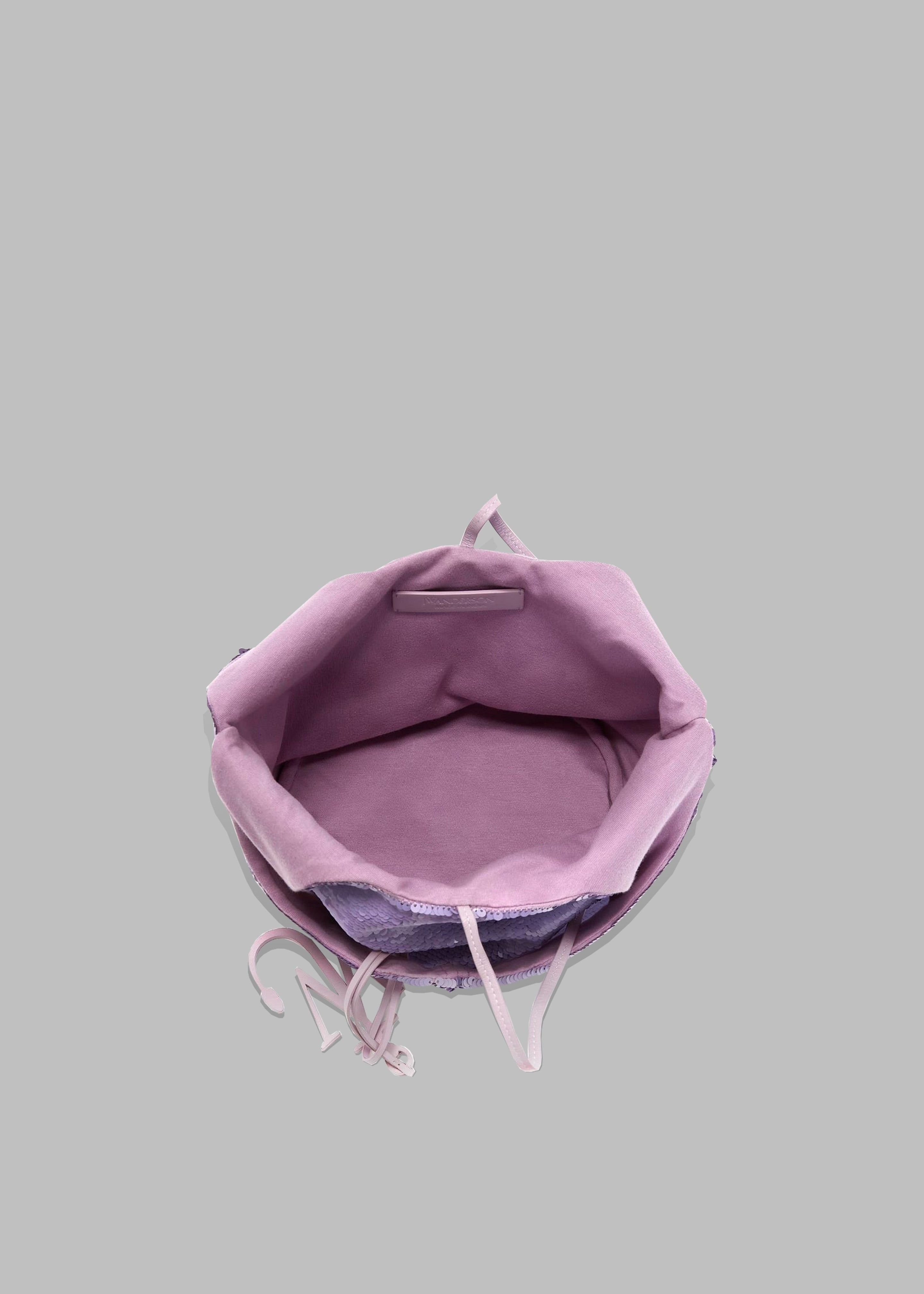 JW Anderson Mini Sequin Shopper Top Handle Bag - Lilac sold by Frankie Shop product image thumbnail 6