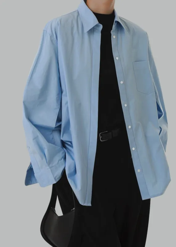 Mayim Oversized Shirt - Sky sold by Frankie Shop