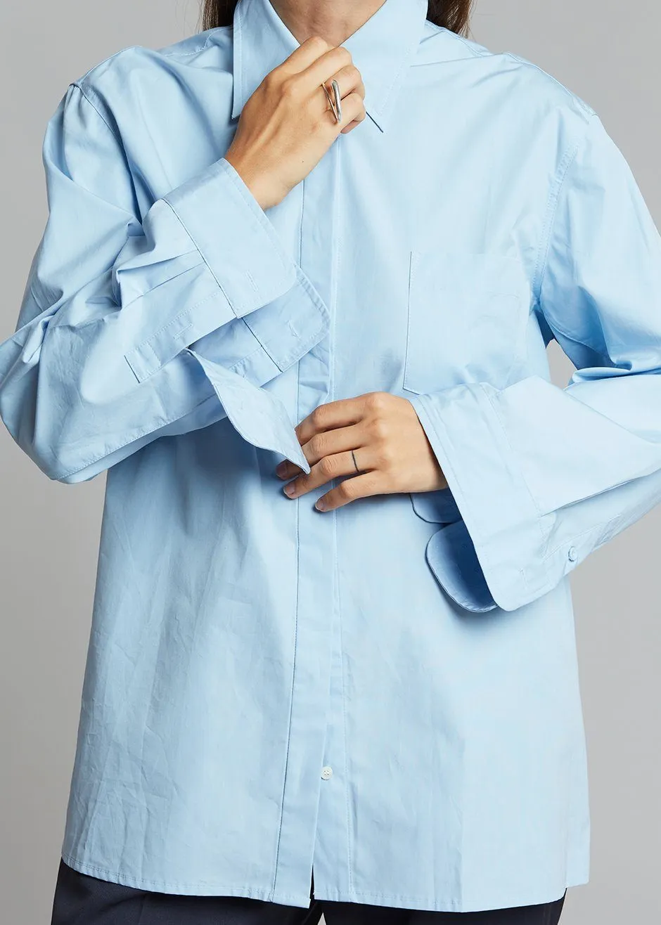Mayim Oversized Shirt - Sky sold by Frankie Shop product image thumbnail 2