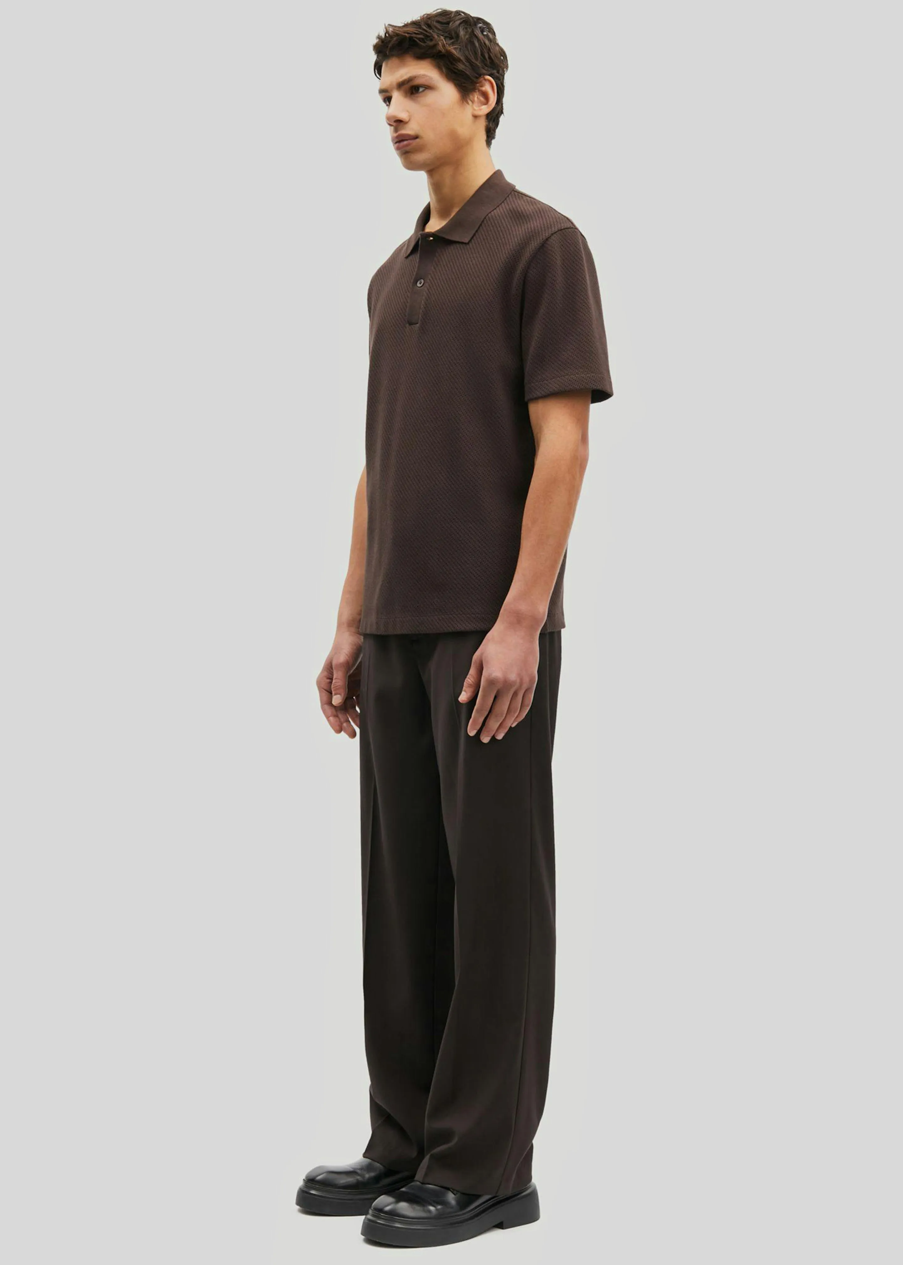 Samsøe Samsøe Sajase Polo - Chocolate Torte sold by Frankie Shop product image thumbnail 3