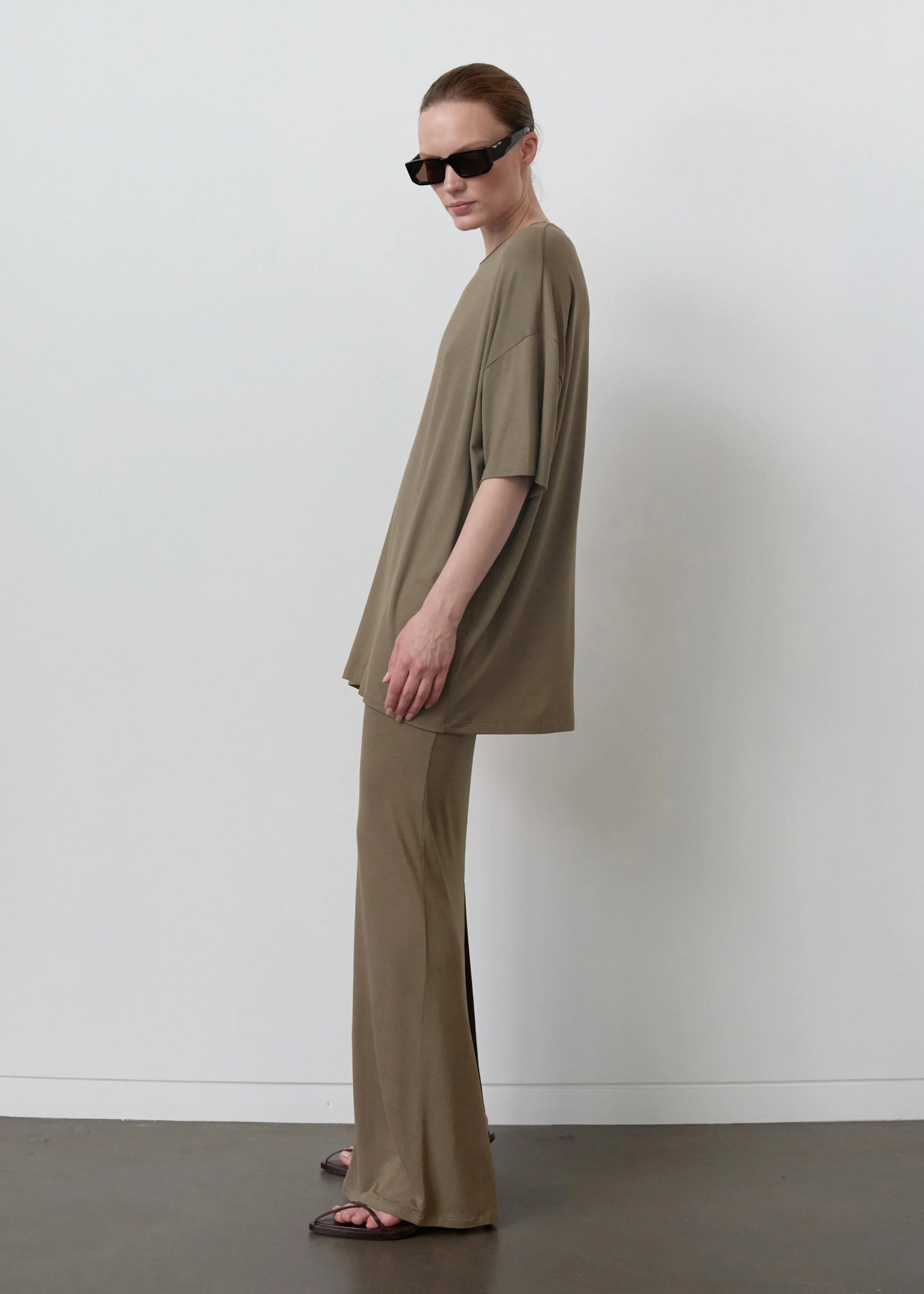 Ella Maxi Skirt - Khaki Brown sold by Frankie Shop product image thumbnail 5