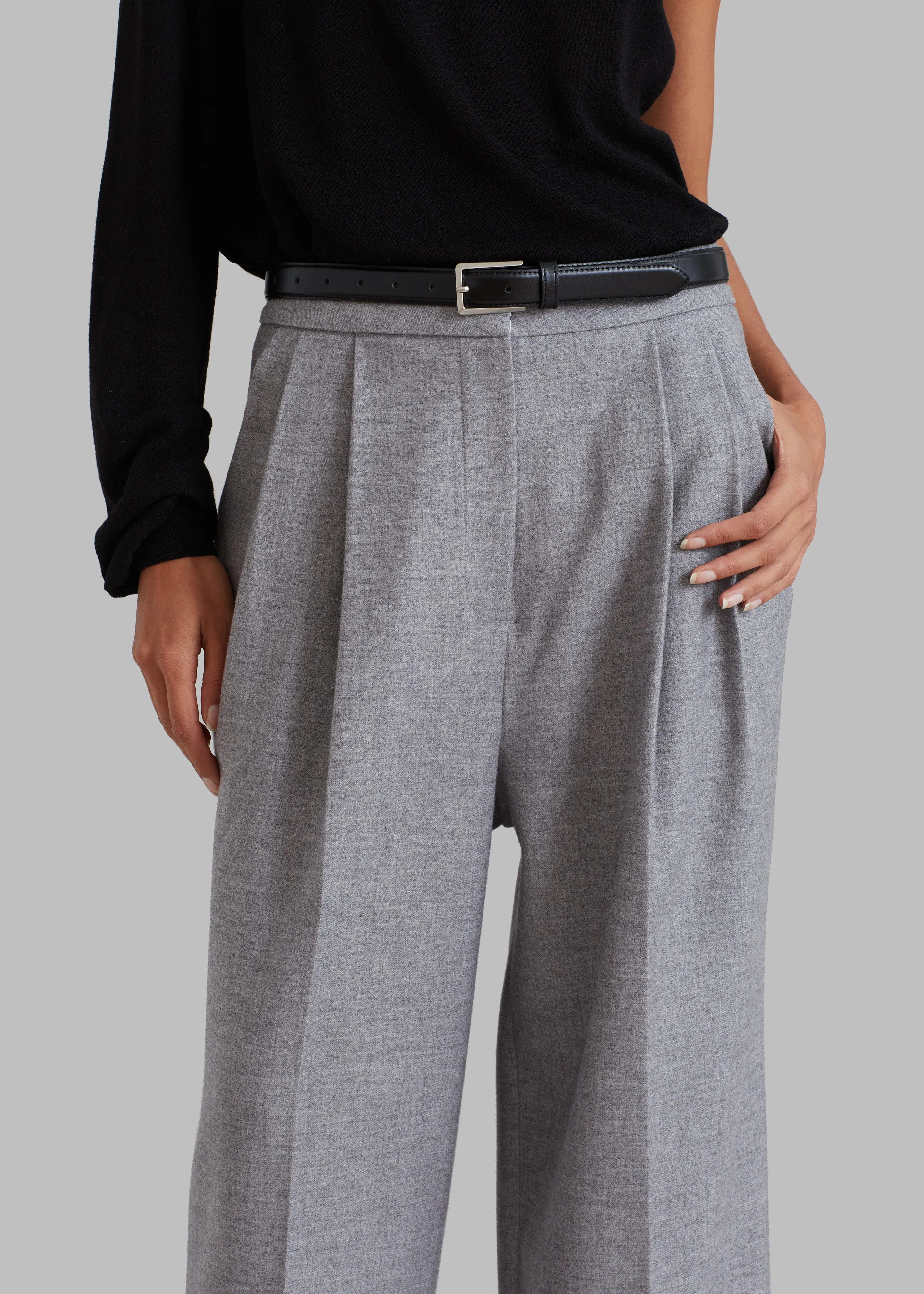 Stine Pintuck Pants - Grey sold by Frankie Shop product image thumbnail 3