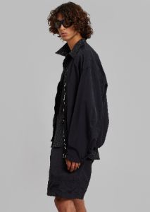 Arel Buckle Shorts - Black sold by Frankie Shop
