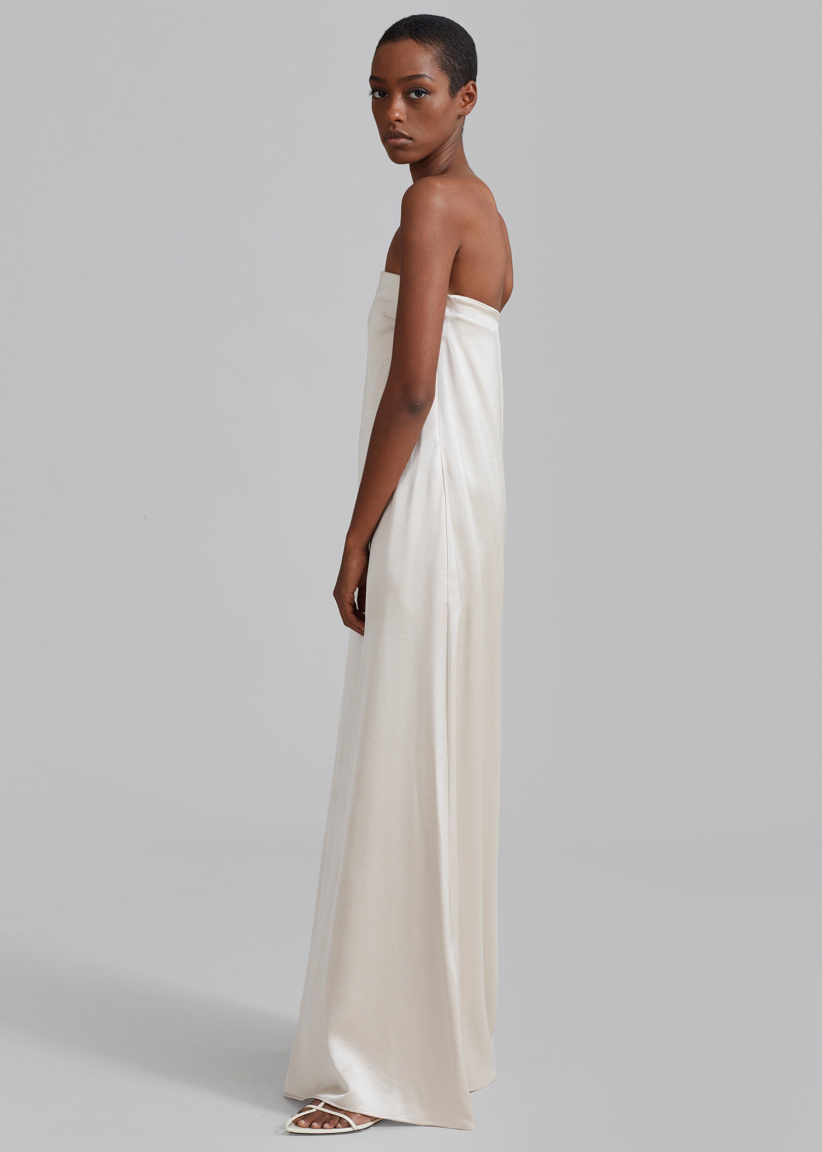 Esse Studios Opia Column Dress - Champagne sold by Frankie Shop product image thumbnail 4