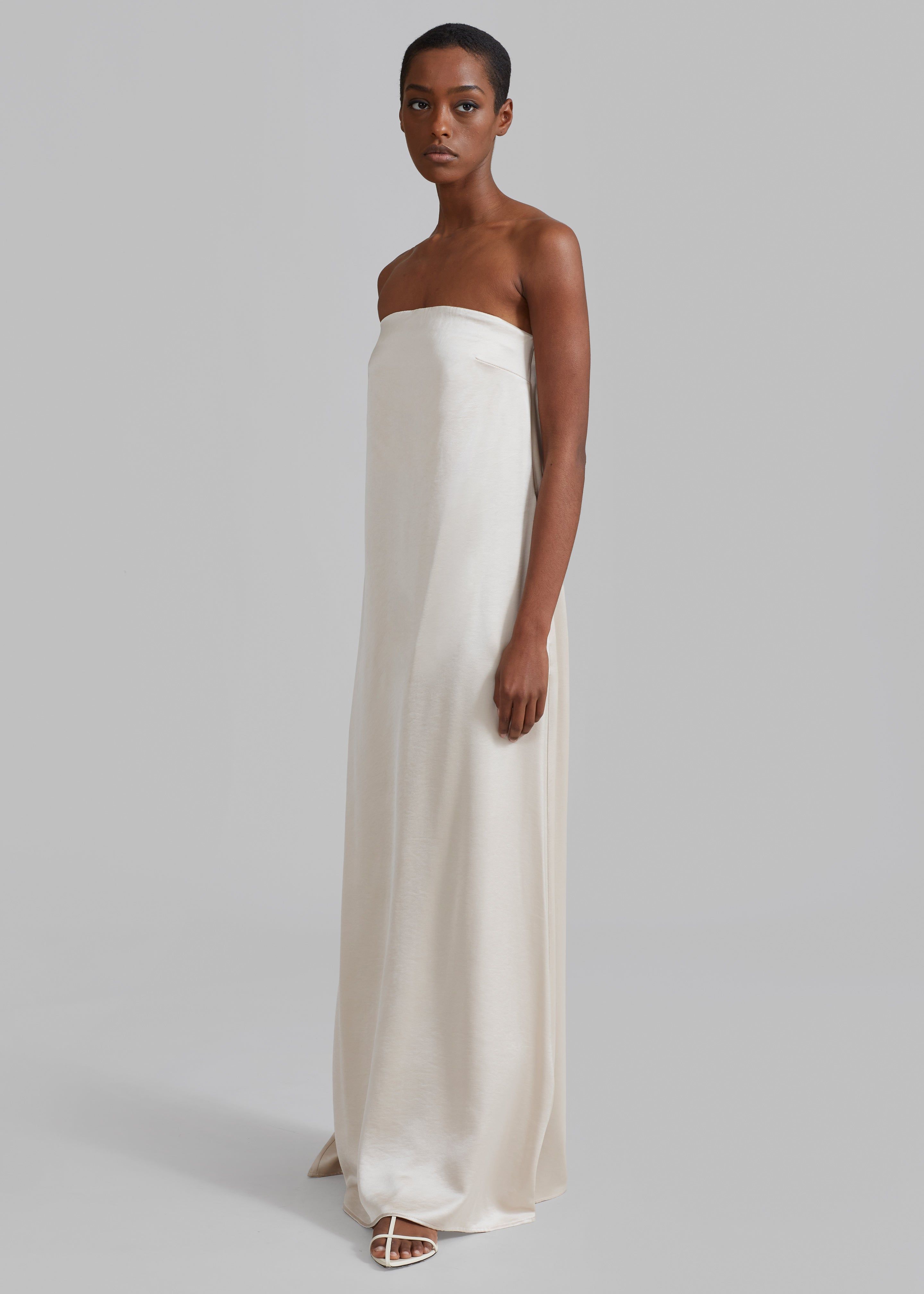 Esse Studios Opia Column Dress - Champagne sold by Frankie Shop product image thumbnail 2