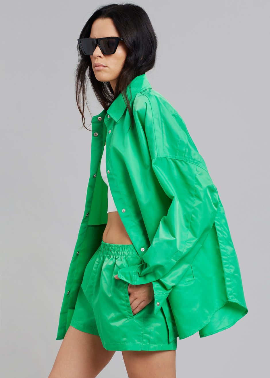 Perla Gym Shorts - Kelly Green sold by Frankie Shop product image thumbnail 4