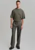 Coperni Low-rise Loose Tailored Trousers - Dark Moss sold by Frankie Shop