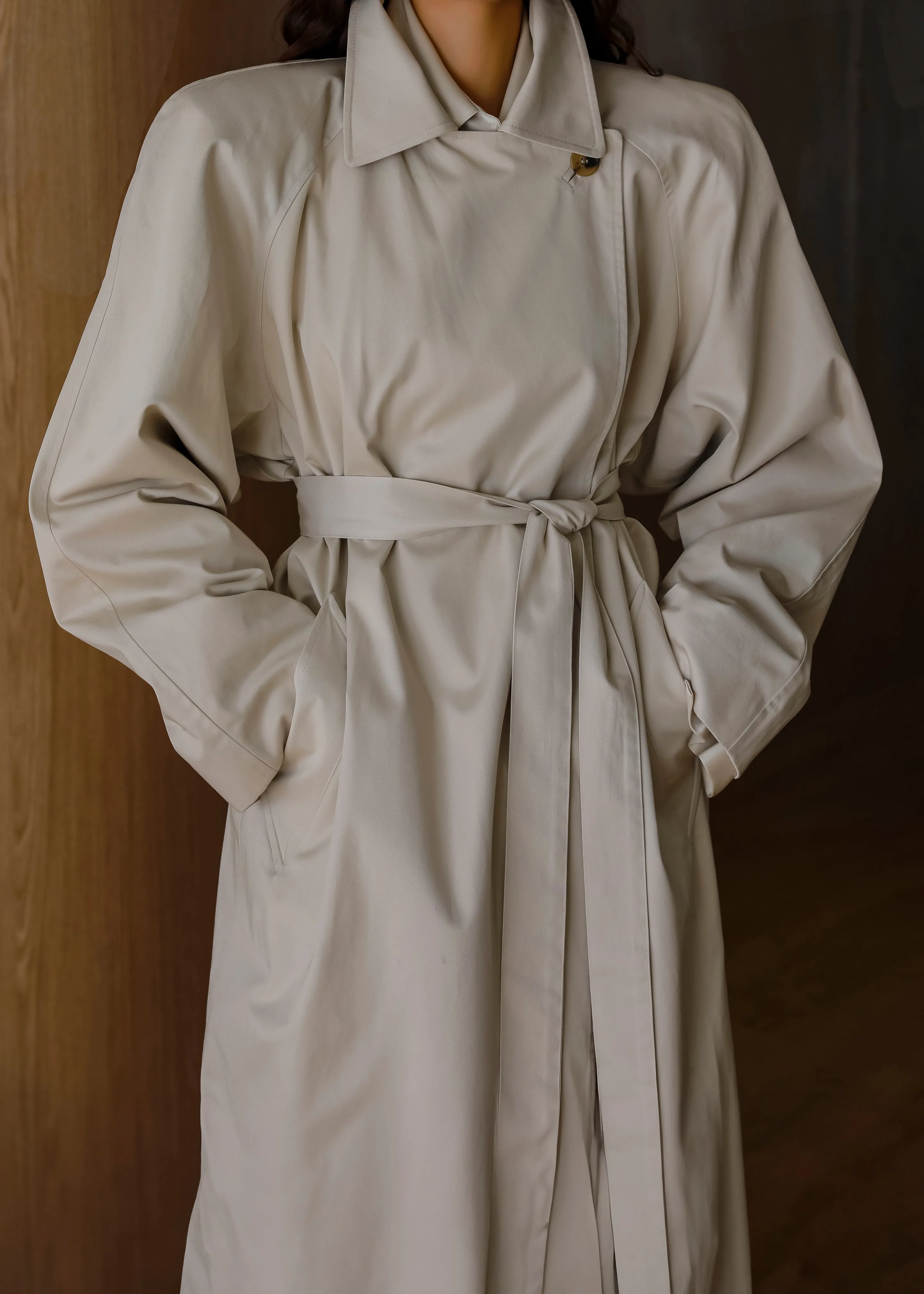 Marisol Box Shoulder Trench - Bone sold by Frankie Shop product image thumbnail 5