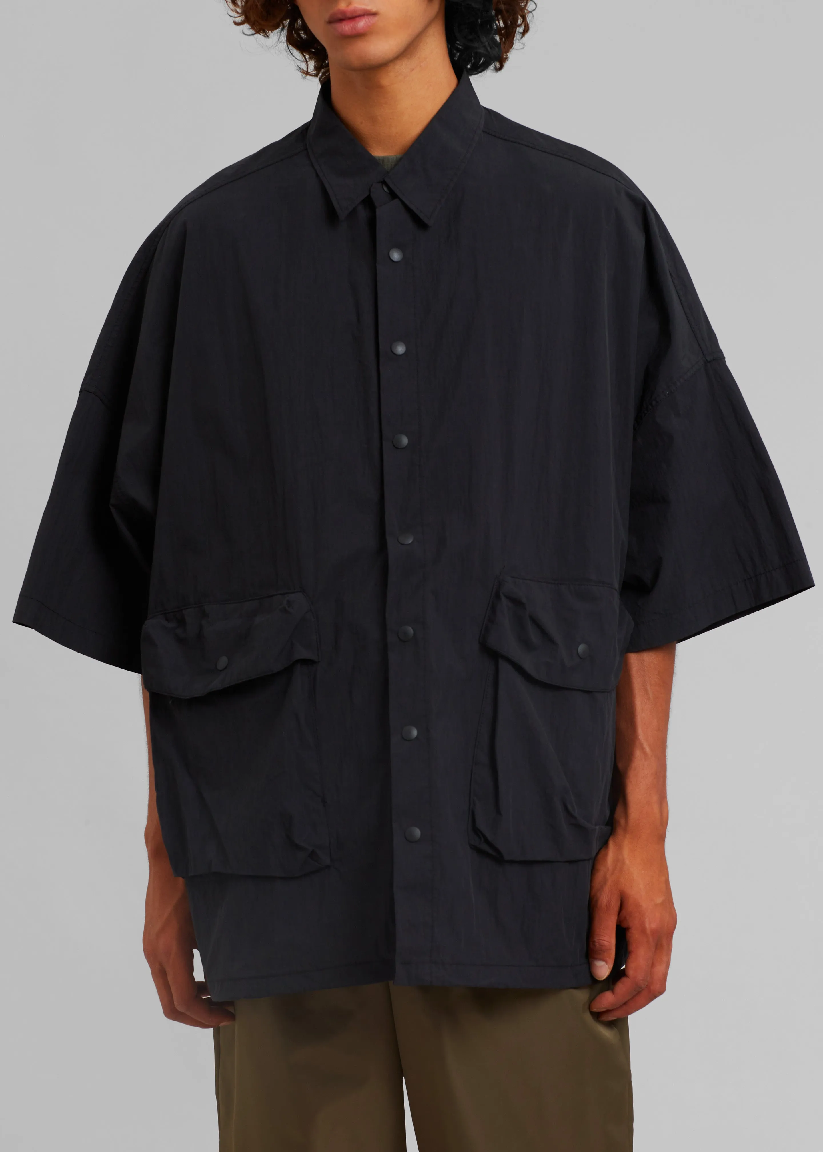 Bedri Cargo Shirt - Black sold by Frankie Shop product image thumbnail 3
