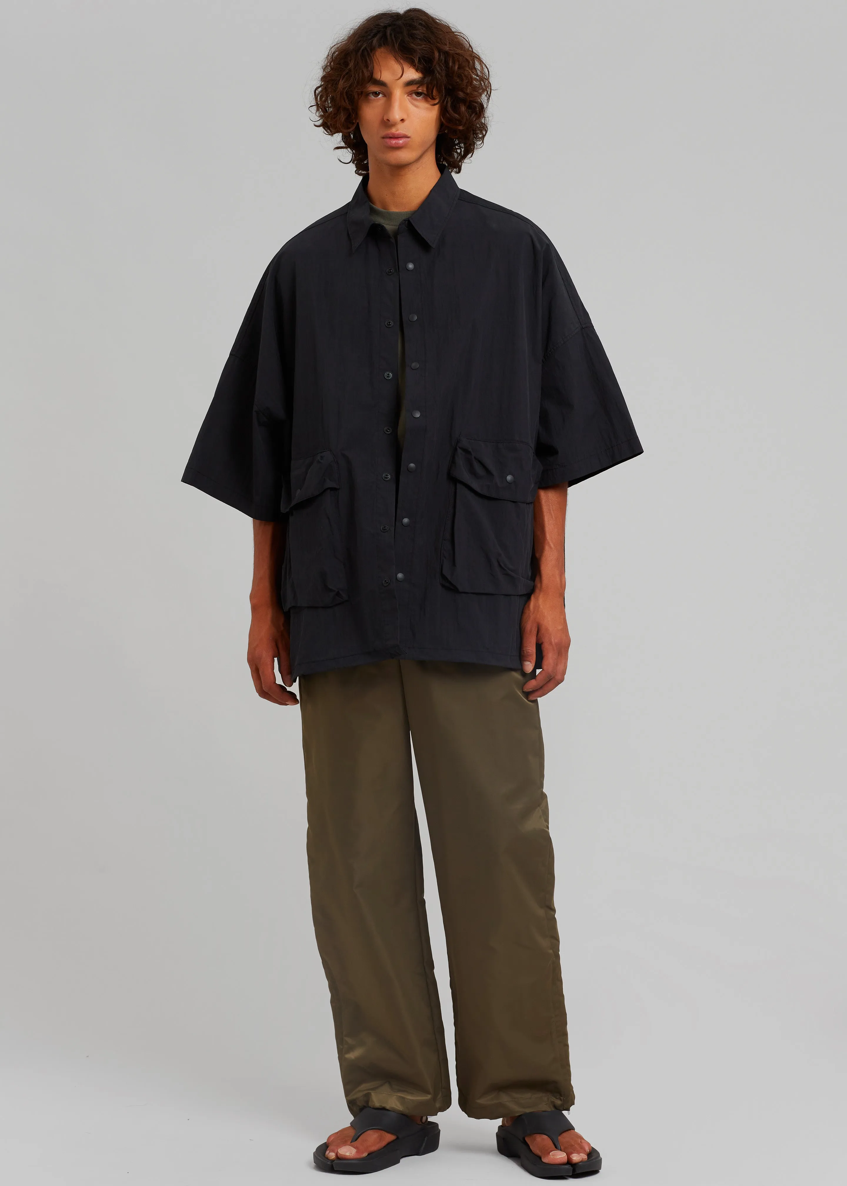 Bedri Cargo Shirt - Black sold by Frankie Shop product image thumbnail 5