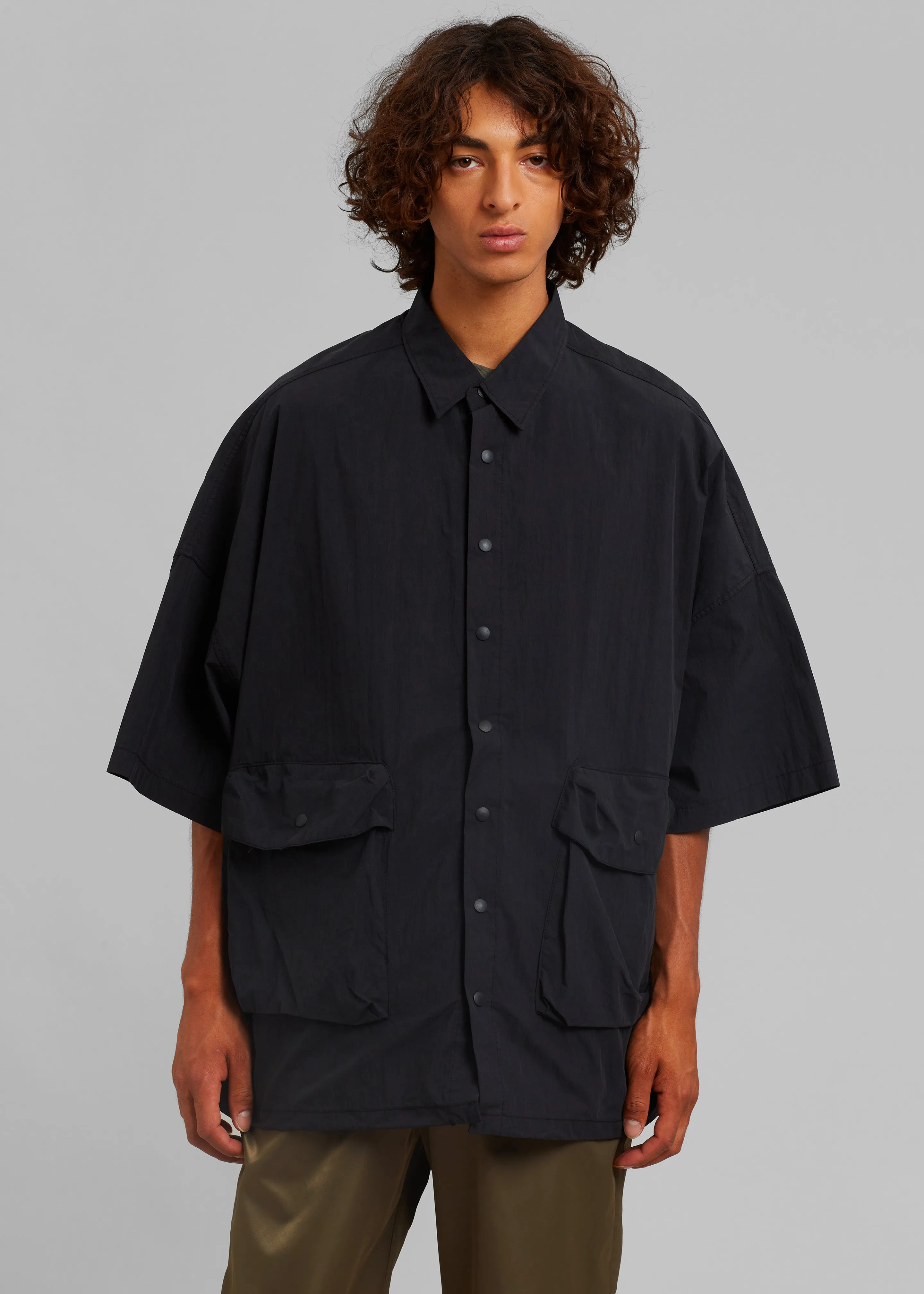 Bedri Cargo Shirt - Black sold by Frankie Shop product image thumbnail 4