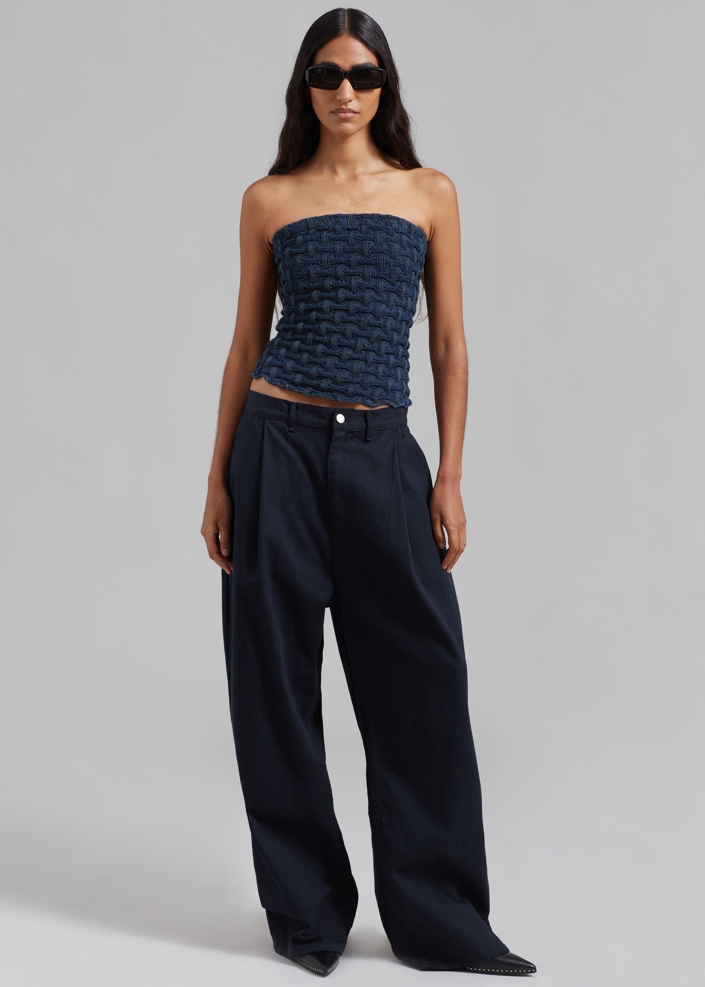 Samsøe Samsøe Anja Tube Top - Mid Blue sold by Frankie Shop product image thumbnail 6