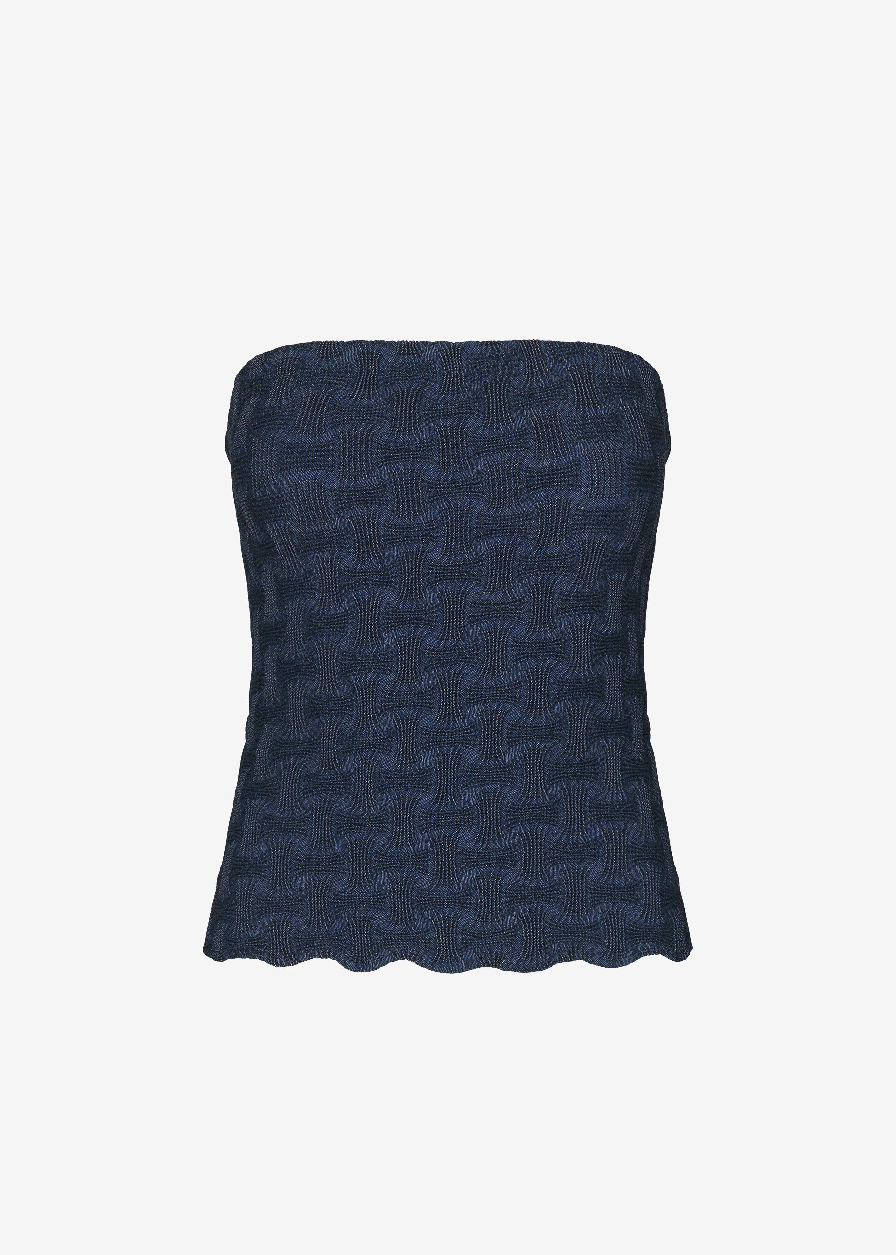 Samsøe Samsøe Anja Tube Top - Mid Blue sold by Frankie Shop product image thumbnail 8