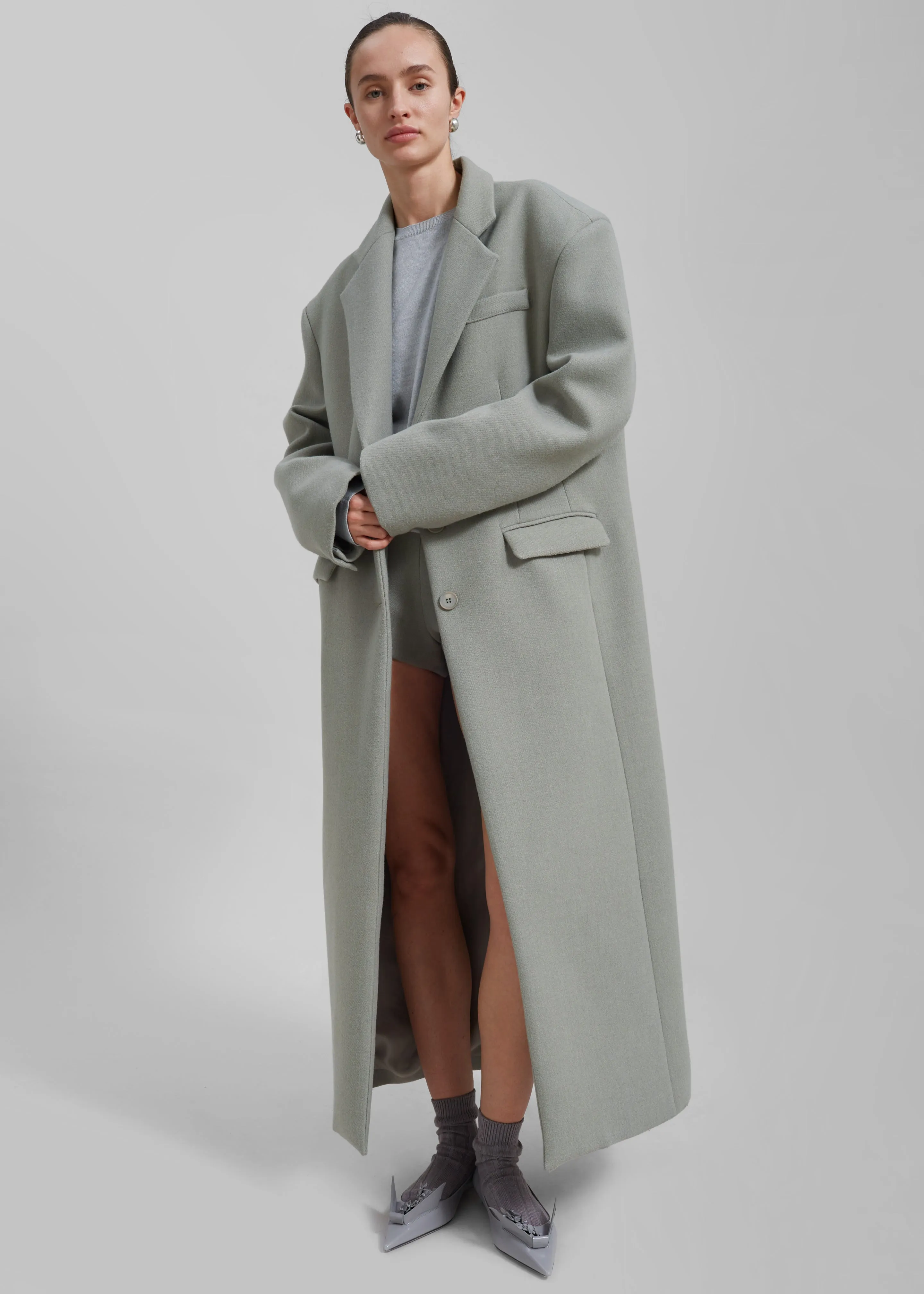 Mira Coat - Sage sold by Frankie Shop product image thumbnail 5