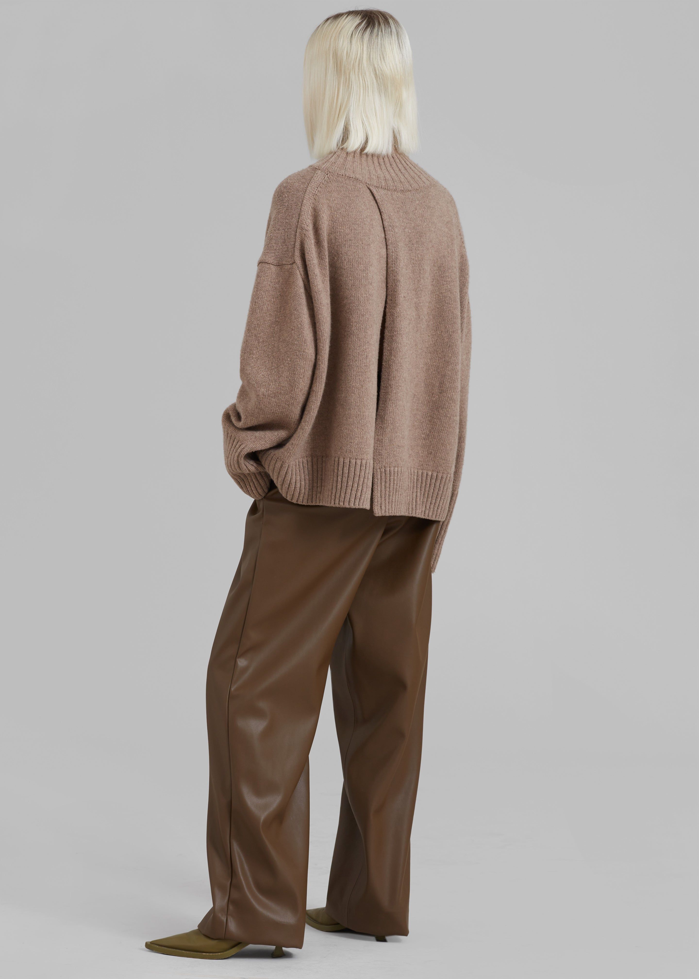 Liana Open Back Sweater - Taupe sold by Frankie Shop product image thumbnail 4