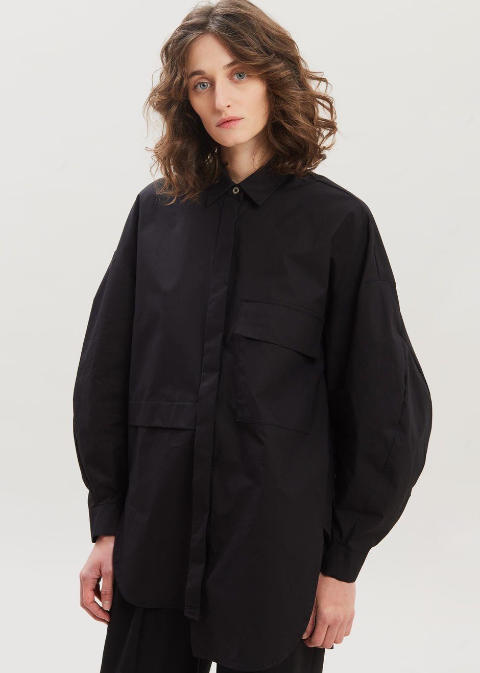 Ingrid Balloon Sleeve Shirt - Black sold by Frankie Shop product image thumbnail 2