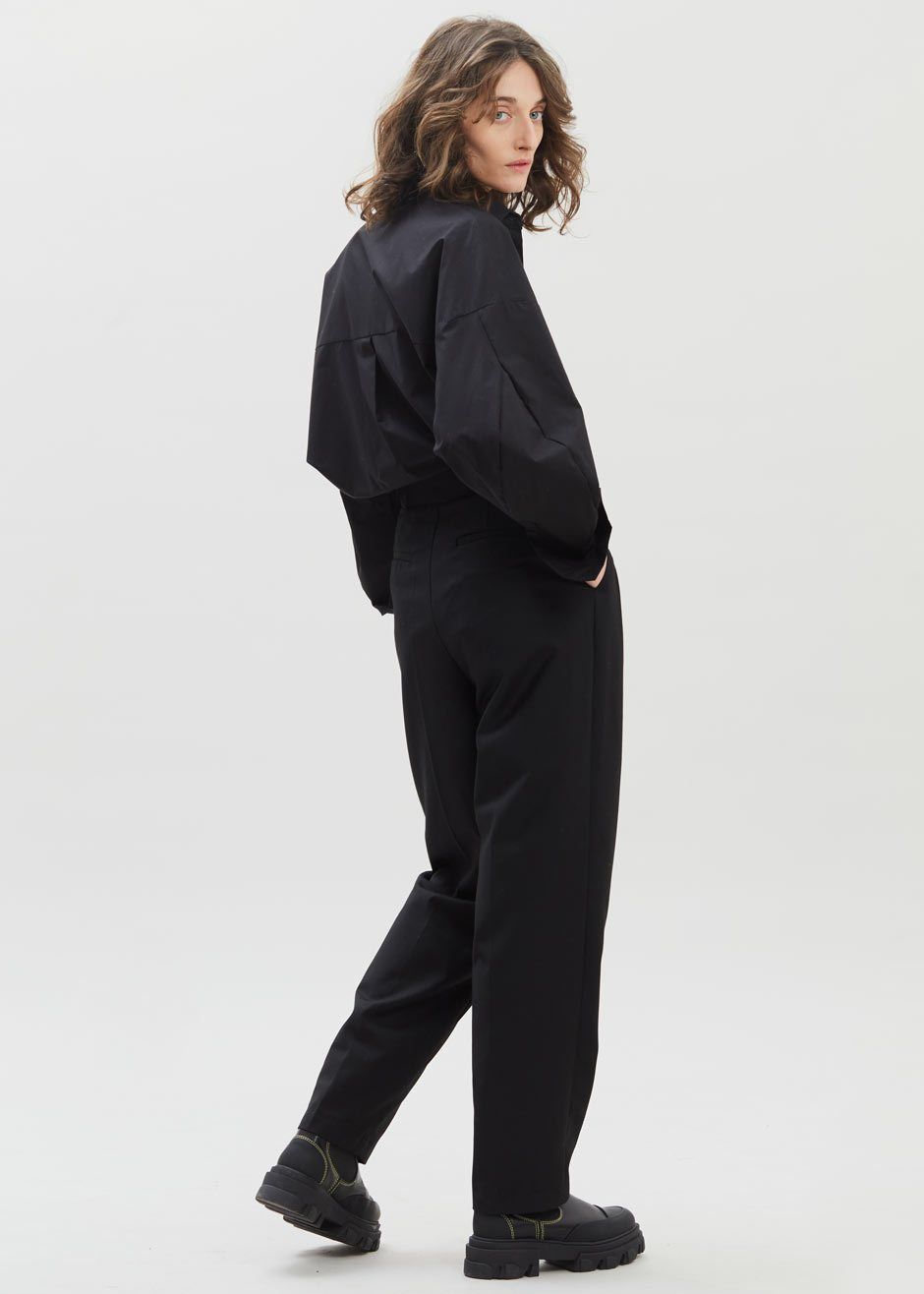 Ingrid Balloon Sleeve Shirt - Black sold by Frankie Shop product image thumbnail 4