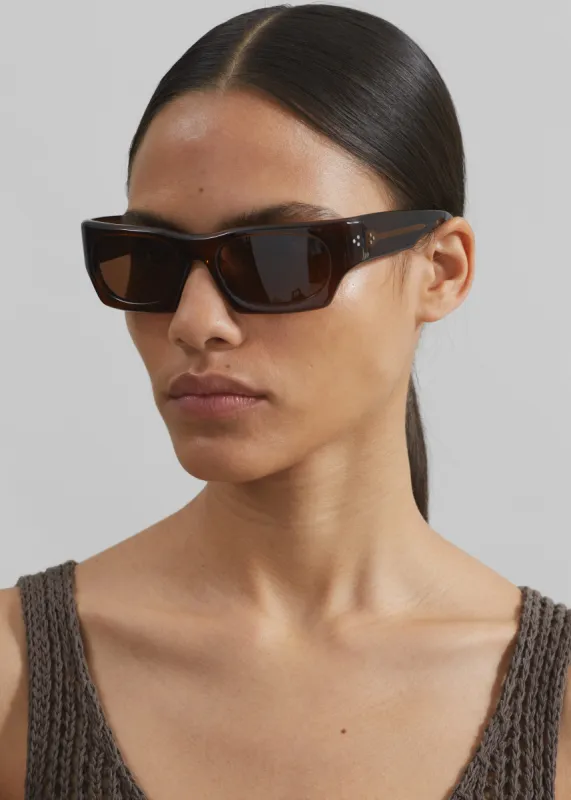 Port Tanger Kerewan Sunglasses - Bunaa Acetate/Tobacco Lens sold by Frankie Shop