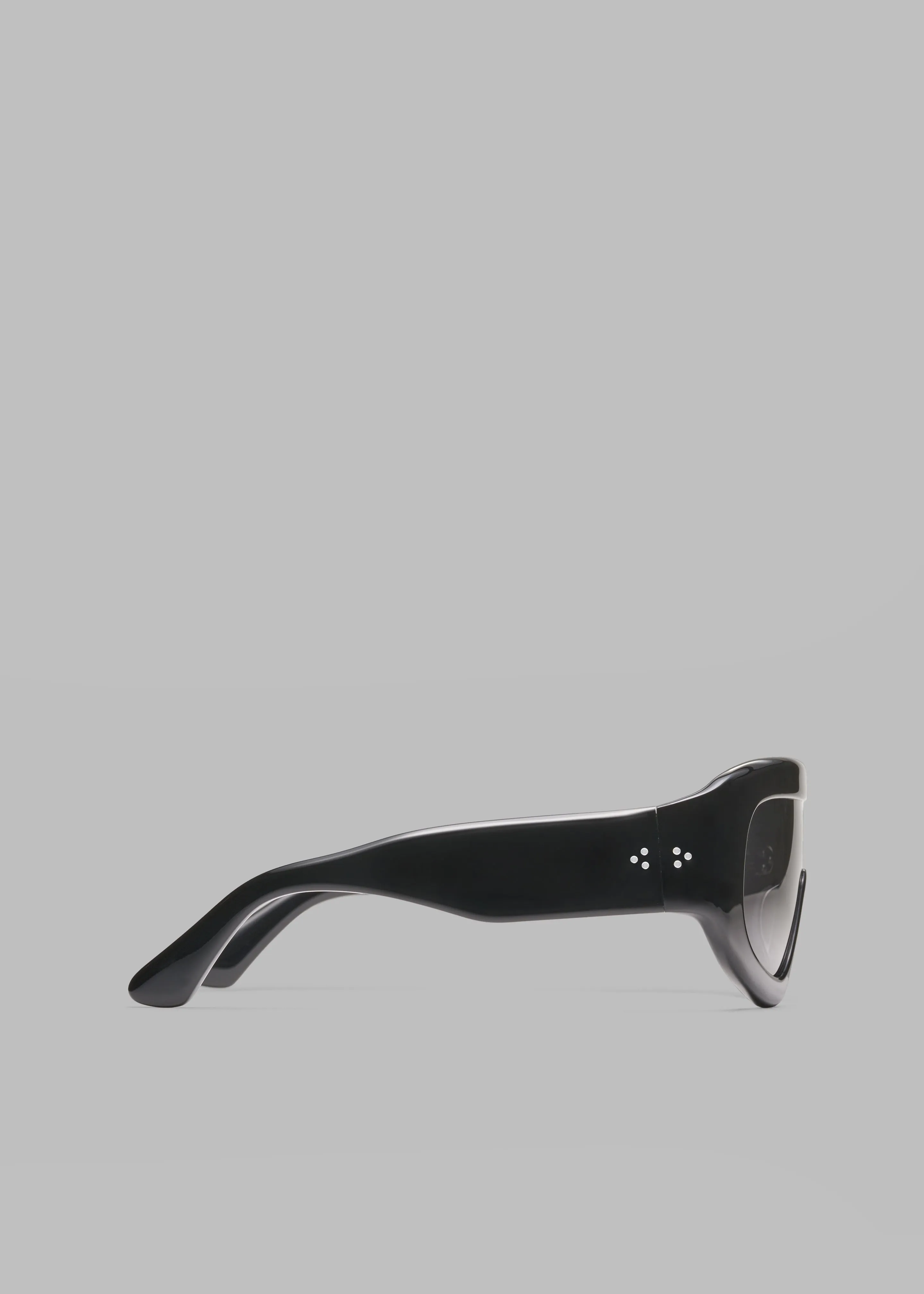 Port Tanger Saraa Sunglasses - Black Acetate/Black Lens sold by Frankie Shop product image thumbnail 4