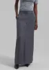 Kerry Maxi Skirt - Grey Pinstripe sold by Frankie Shop