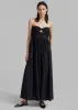 Matteau Bandeau Rouched Sundress - Black sold by Frankie Shop