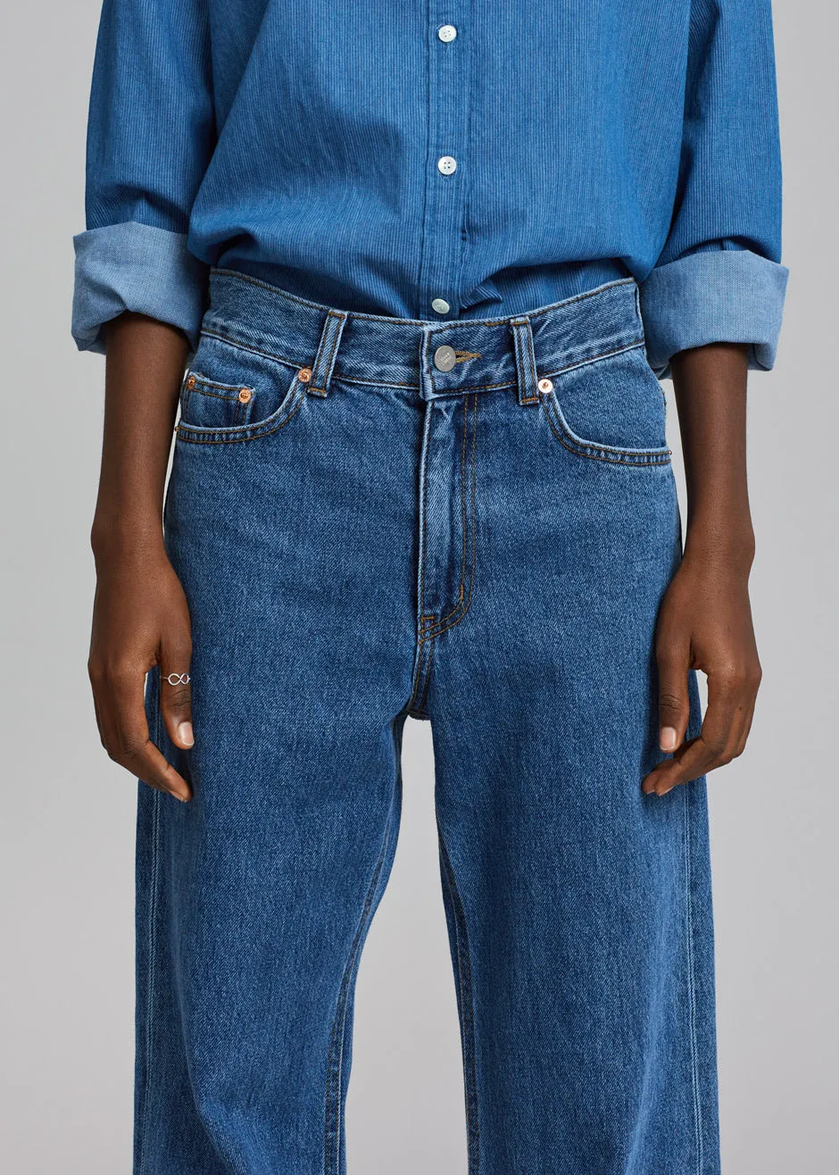 Hari Straight Jeans - Dark Indigo sold by Frankie Shop product image thumbnail 3