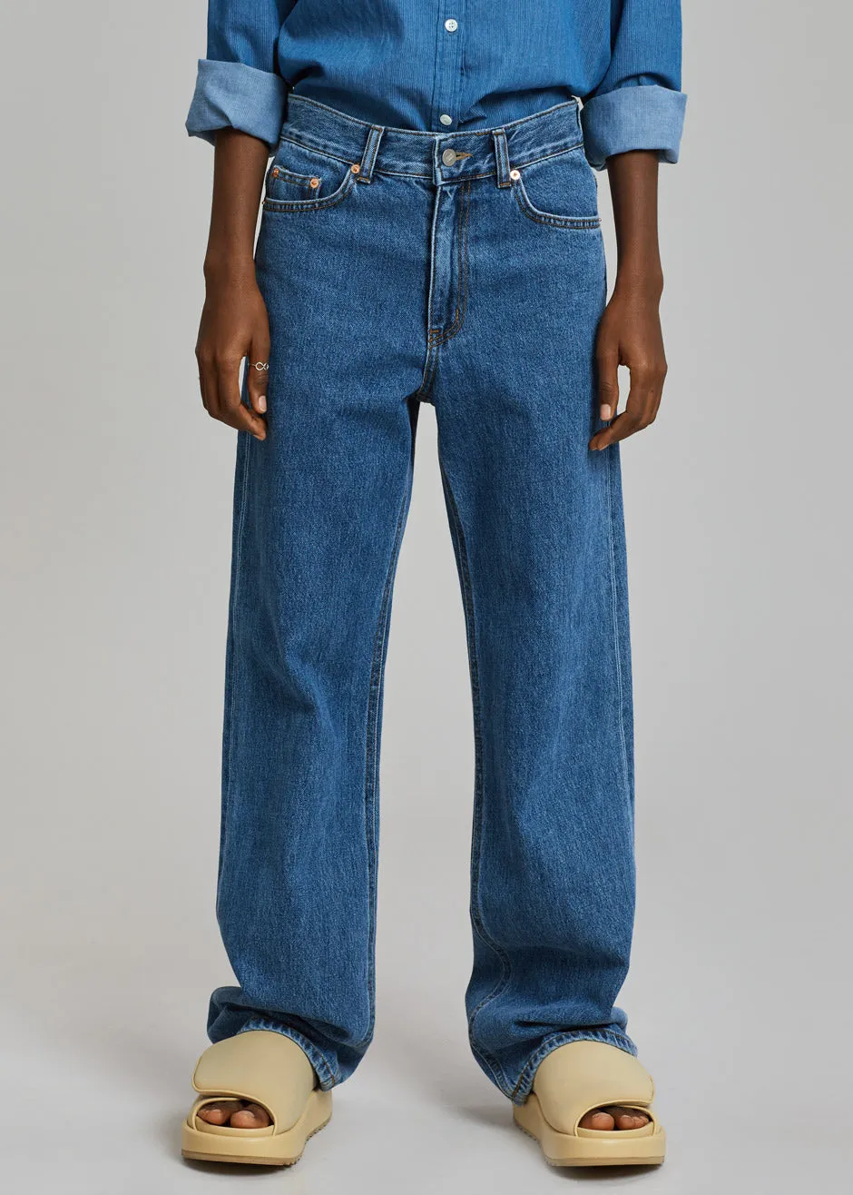 Hari Straight Jeans - Dark Indigo sold by Frankie Shop product image thumbnail 4