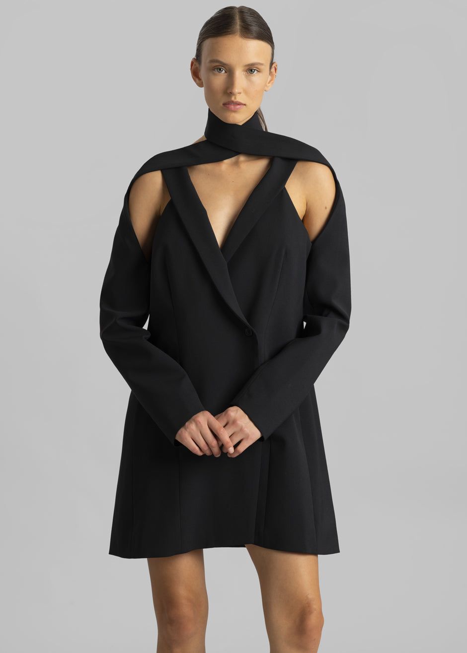Coperni Cut-out Tailored Dress - Black sold by Frankie Shop product image thumbnail 5