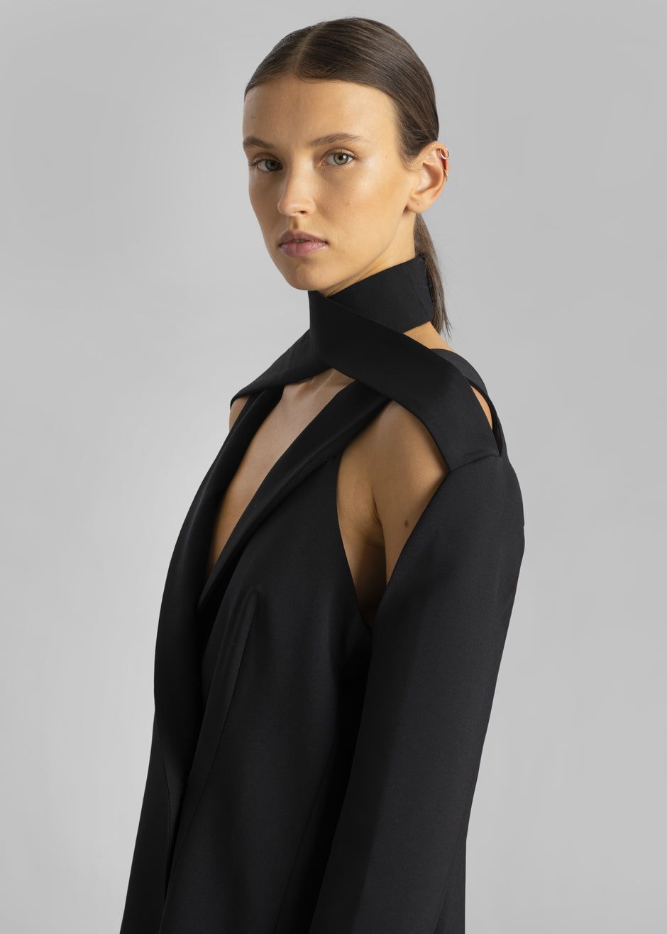 Coperni Cut-out Tailored Dress - Black sold by Frankie Shop product image thumbnail 4