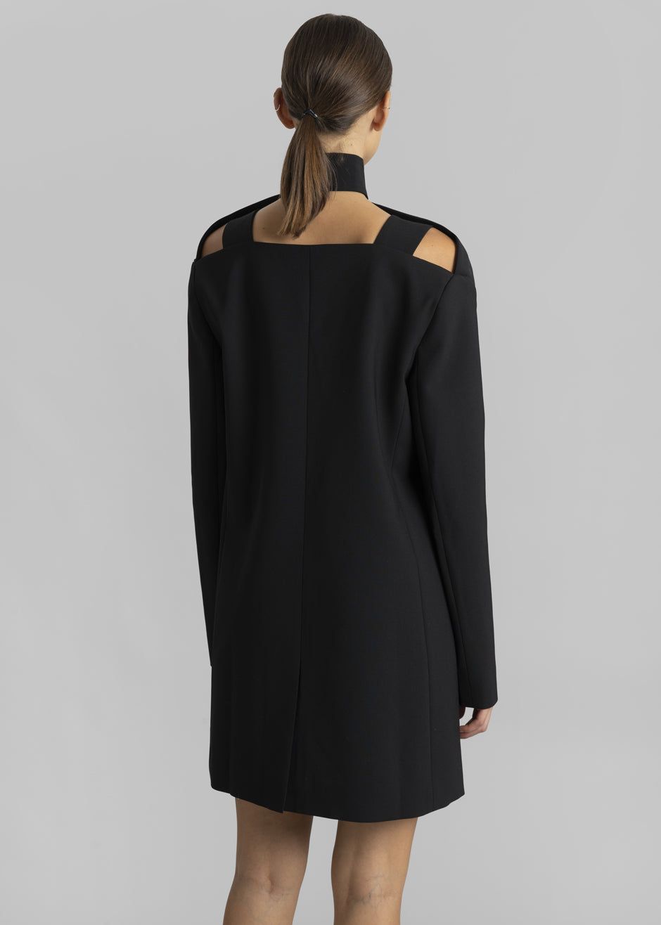 Coperni Cut-out Tailored Dress - Black sold by Frankie Shop product image thumbnail 6