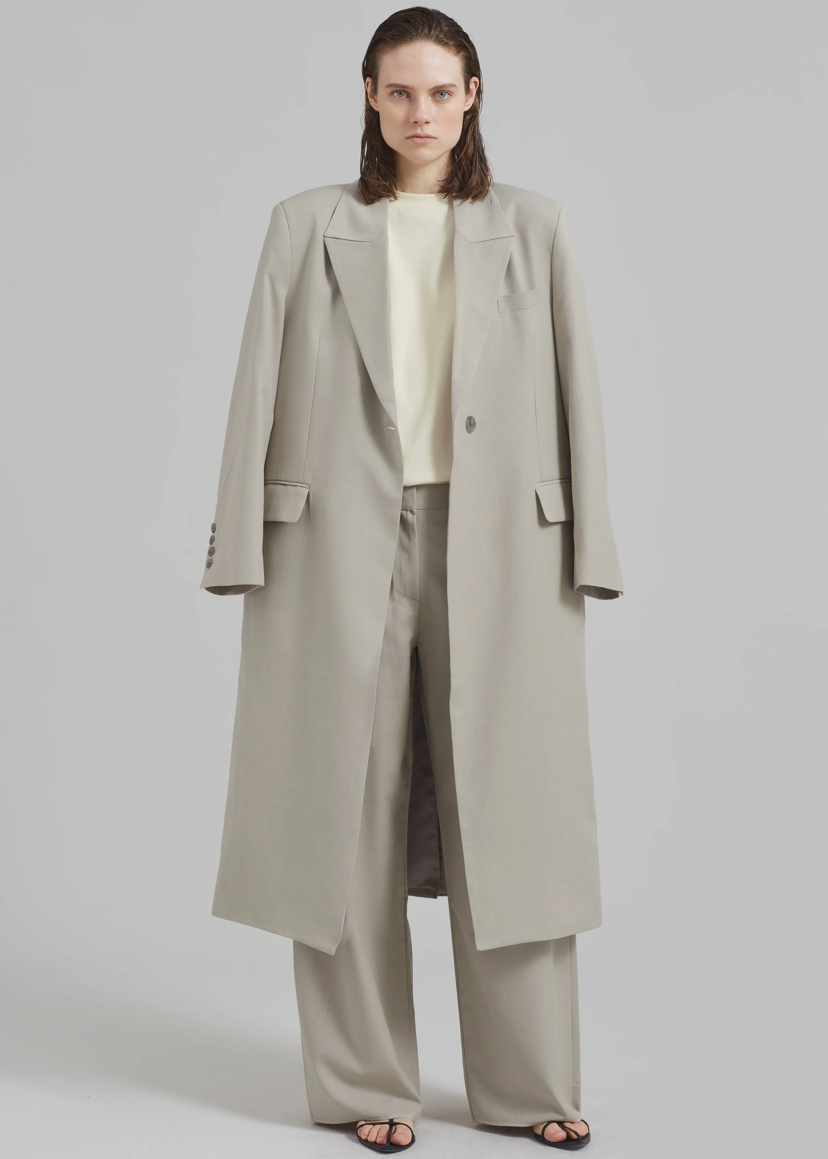 Charlotte Overcoat - Beige sold by Frankie Shop product image thumbnail 2