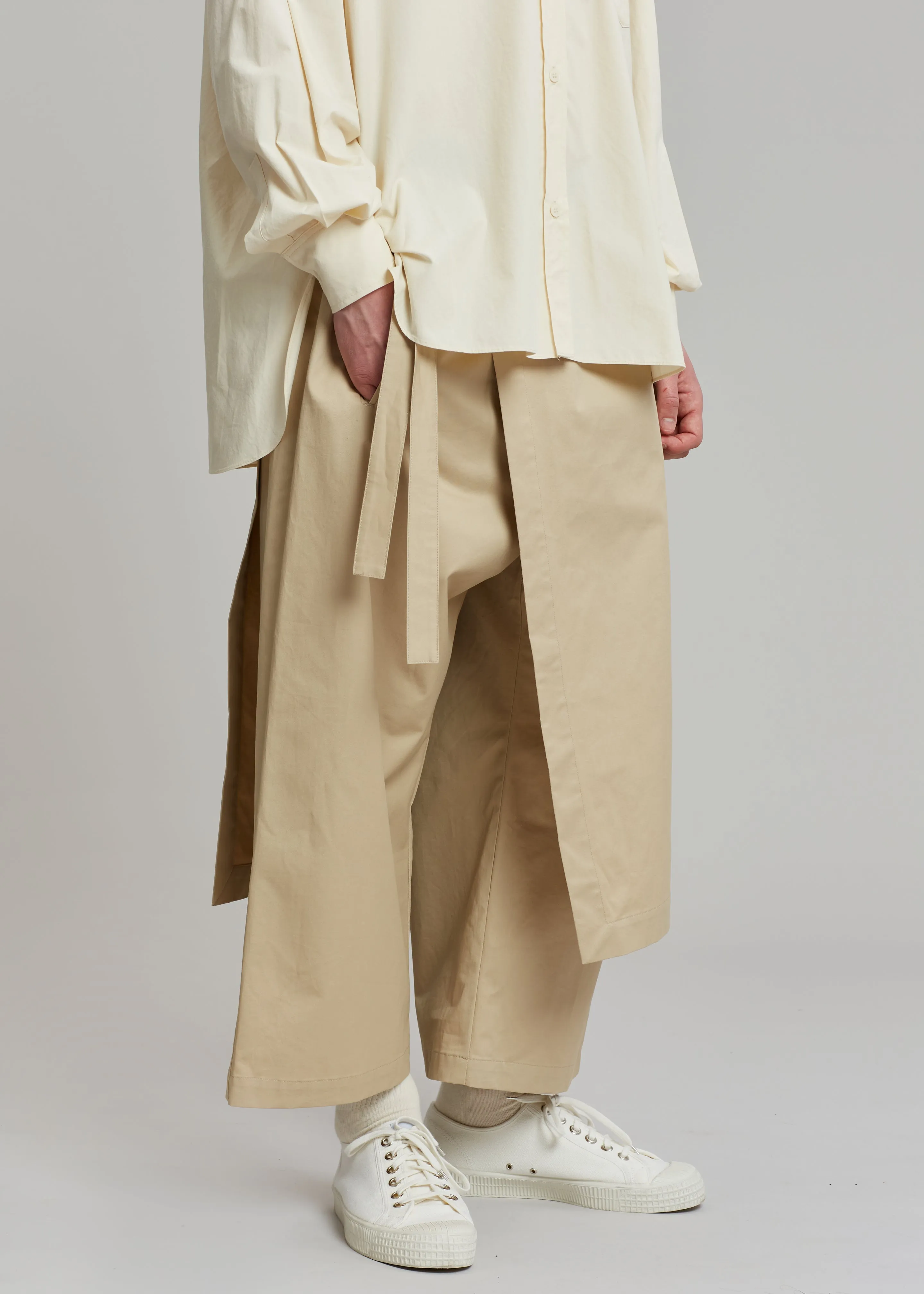 Watts Wrap Pants - Beige sold by Frankie Shop product image thumbnail 3