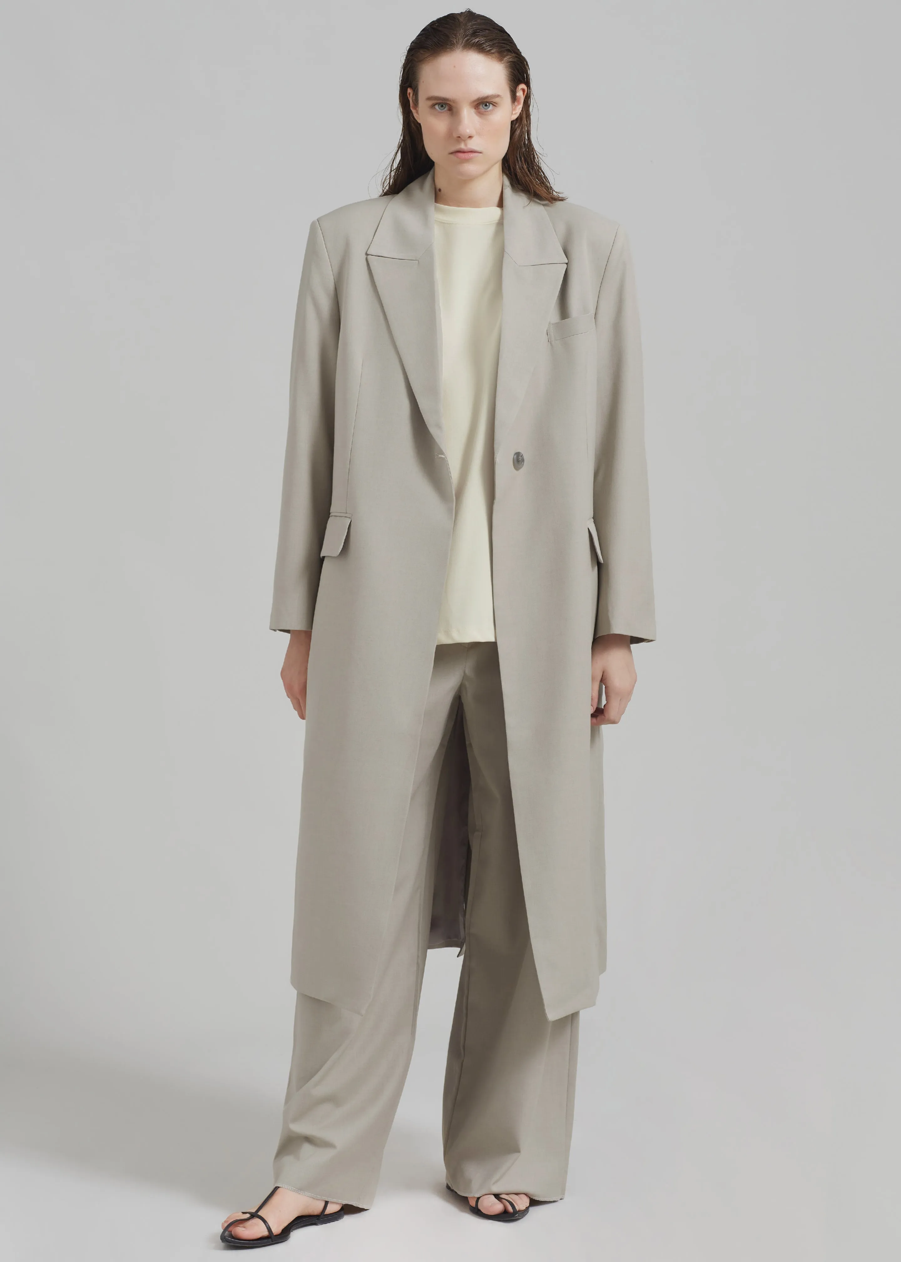 Charlotte Overcoat - Beige sold by Frankie Shop product image thumbnail 5
