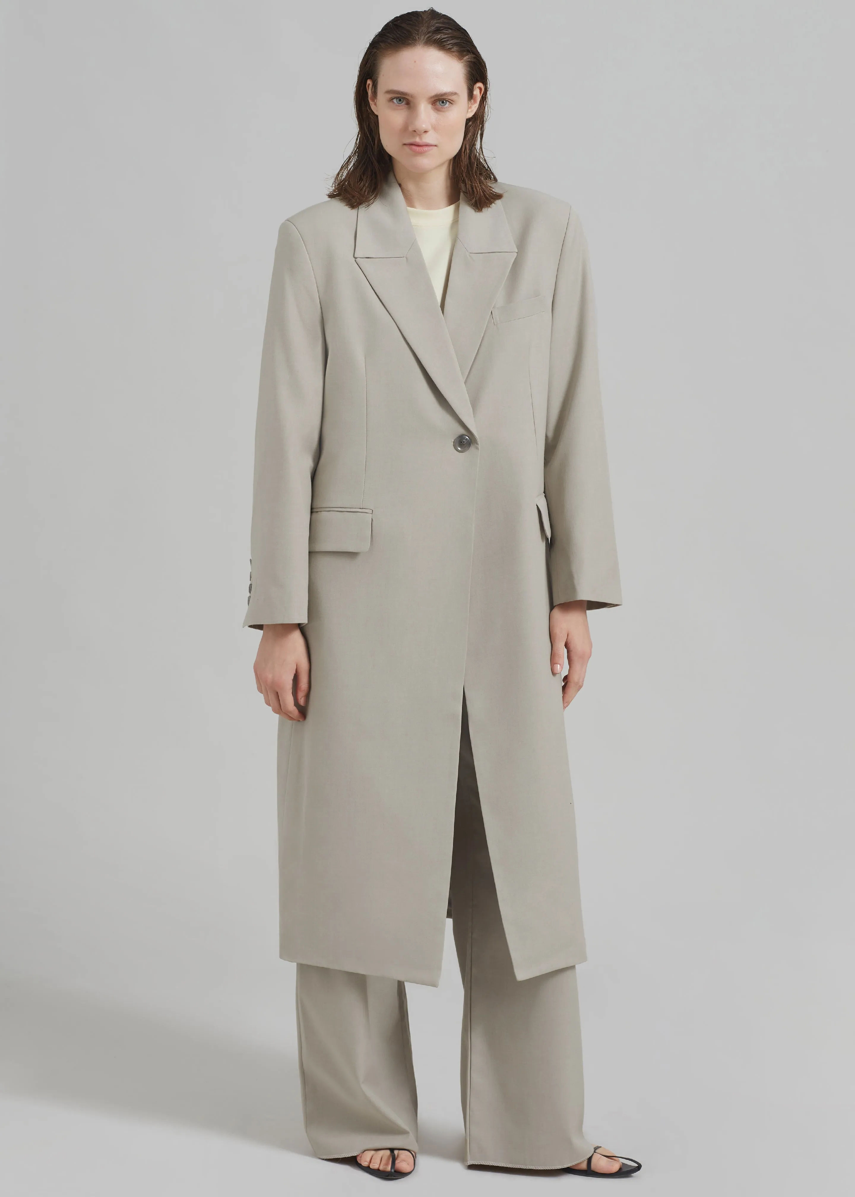 Charlotte Overcoat - Beige sold by Frankie Shop product image thumbnail 4