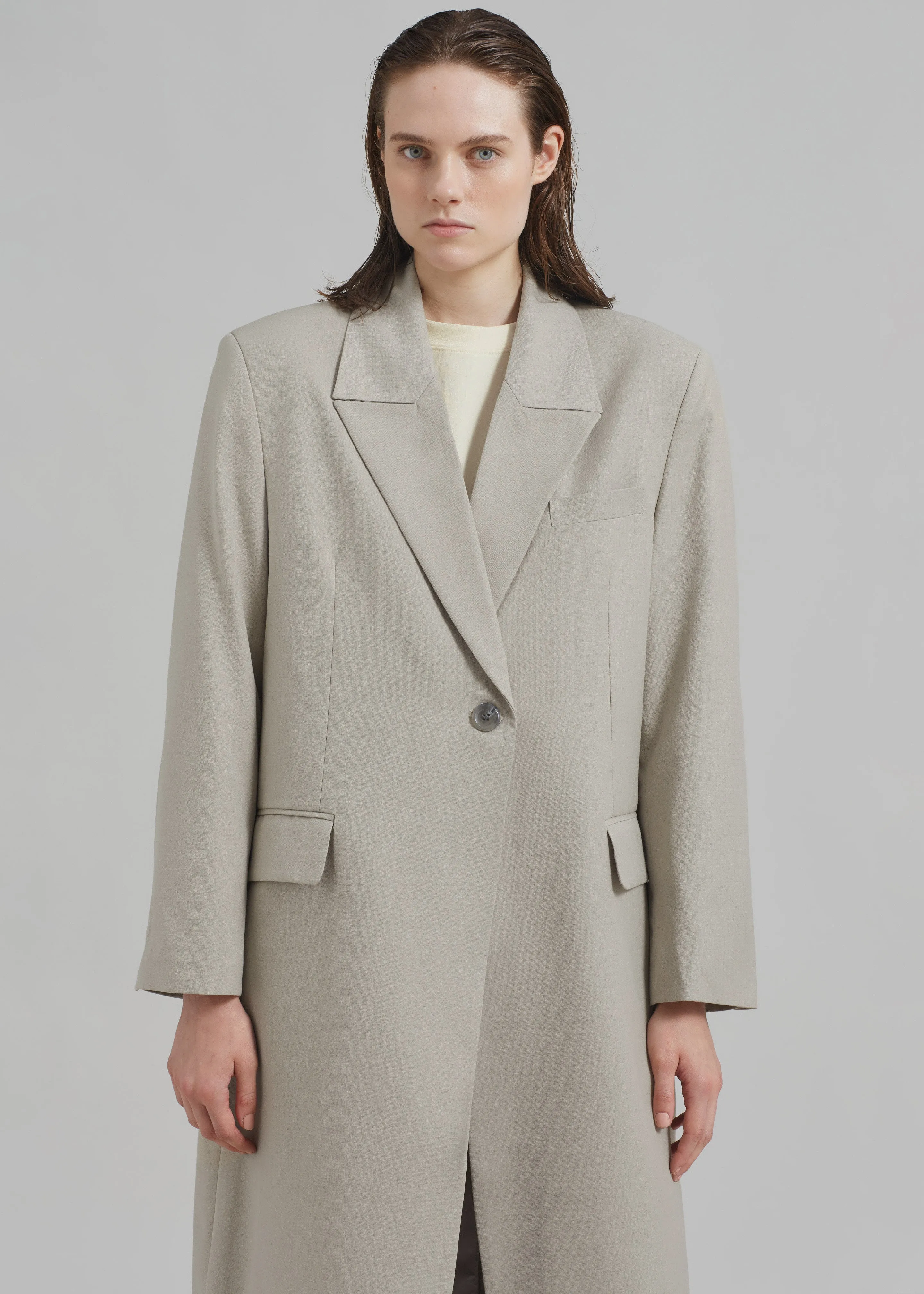 Charlotte Overcoat - Beige sold by Frankie Shop product image thumbnail 3