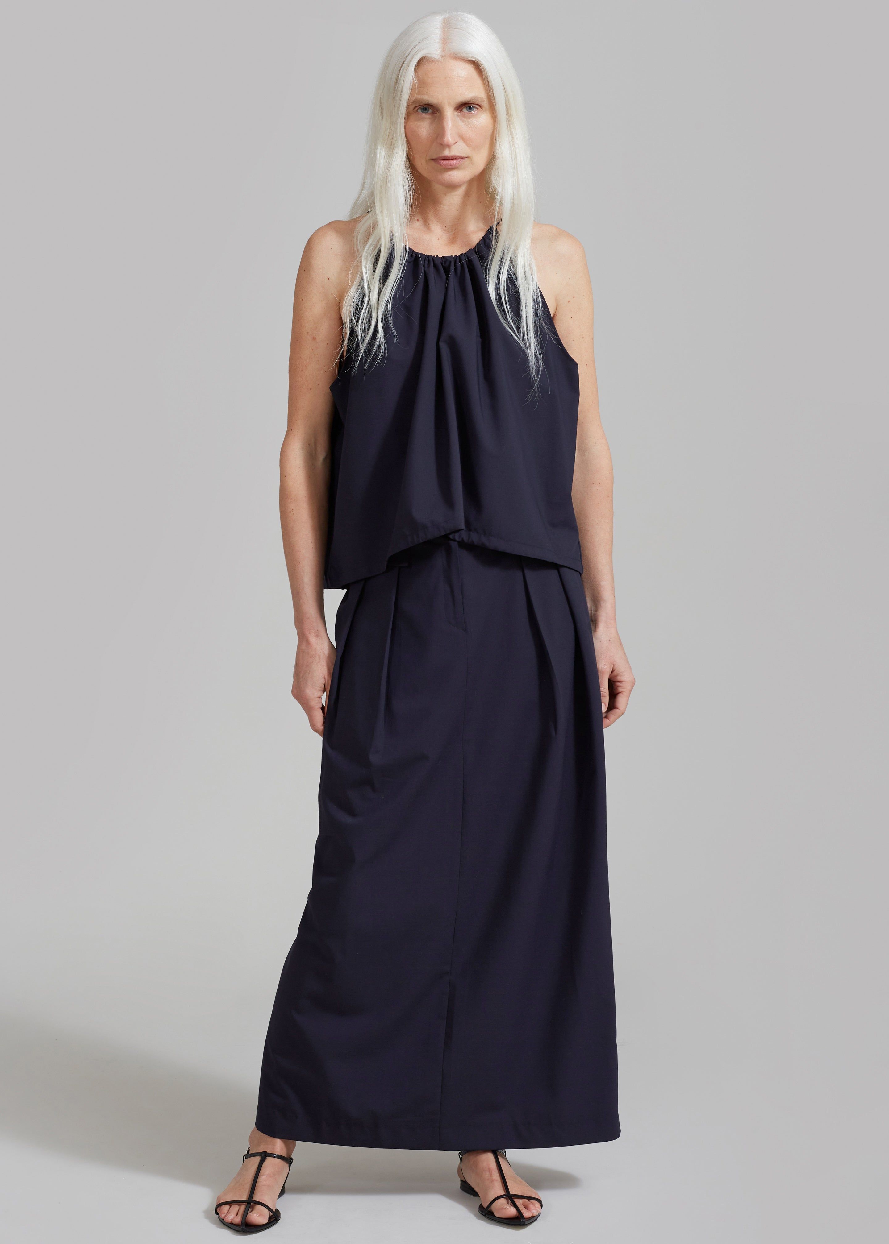 Leah Maxi Skirt - Navy sold by Frankie Shop