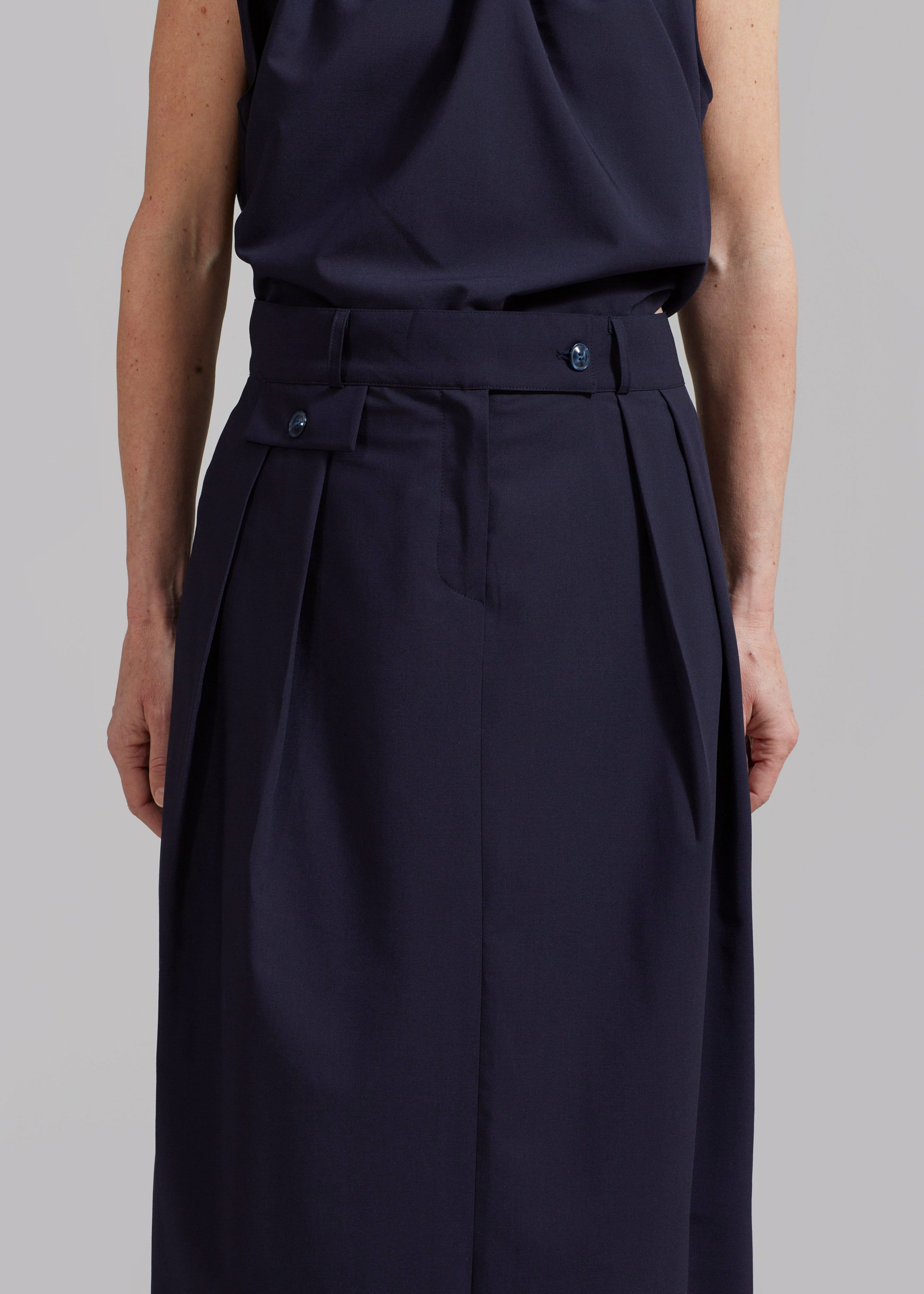 Leah Maxi Skirt - Navy sold by Frankie Shop product image thumbnail 4