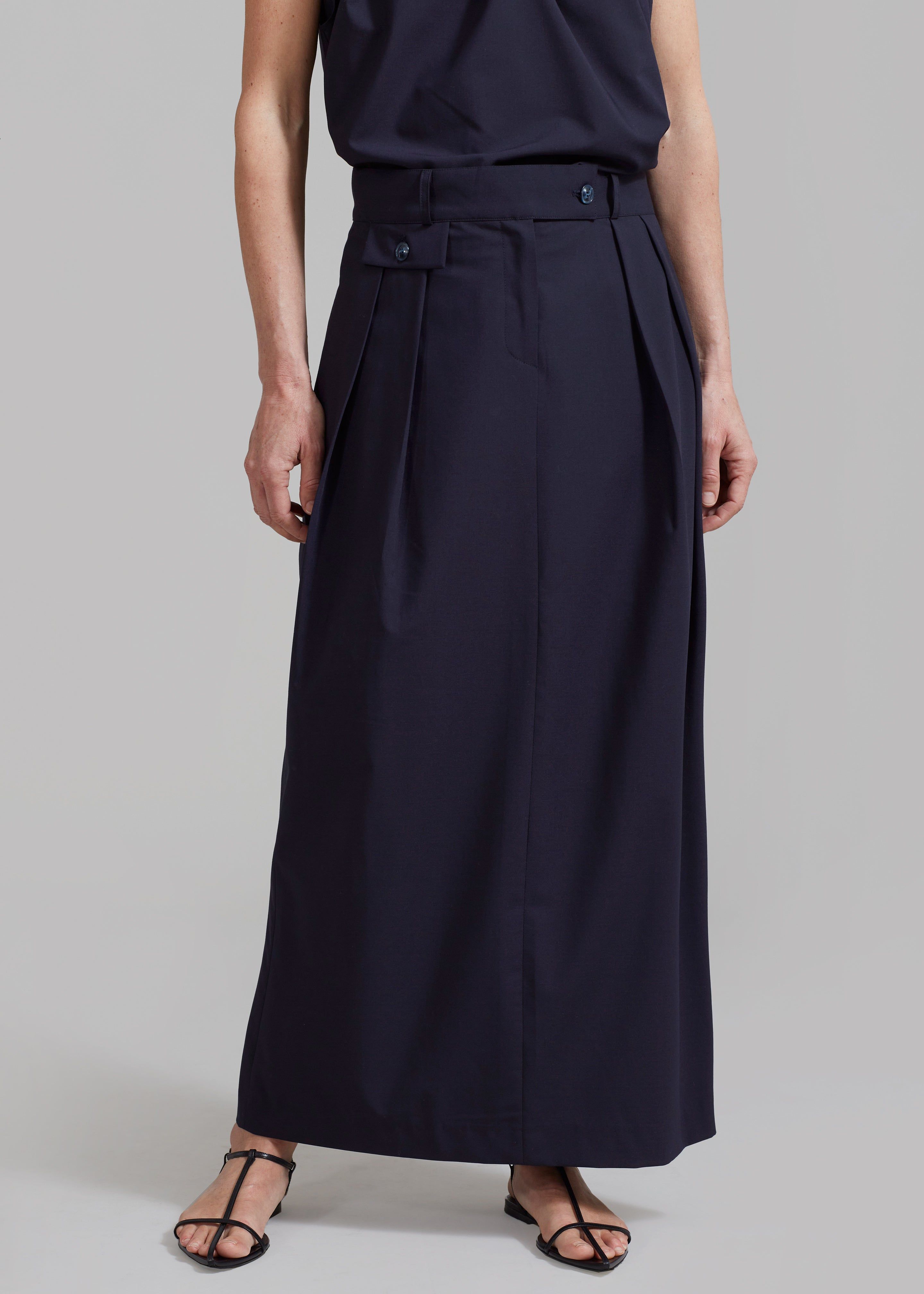 Leah Maxi Skirt - Navy sold by Frankie Shop product image thumbnail 2