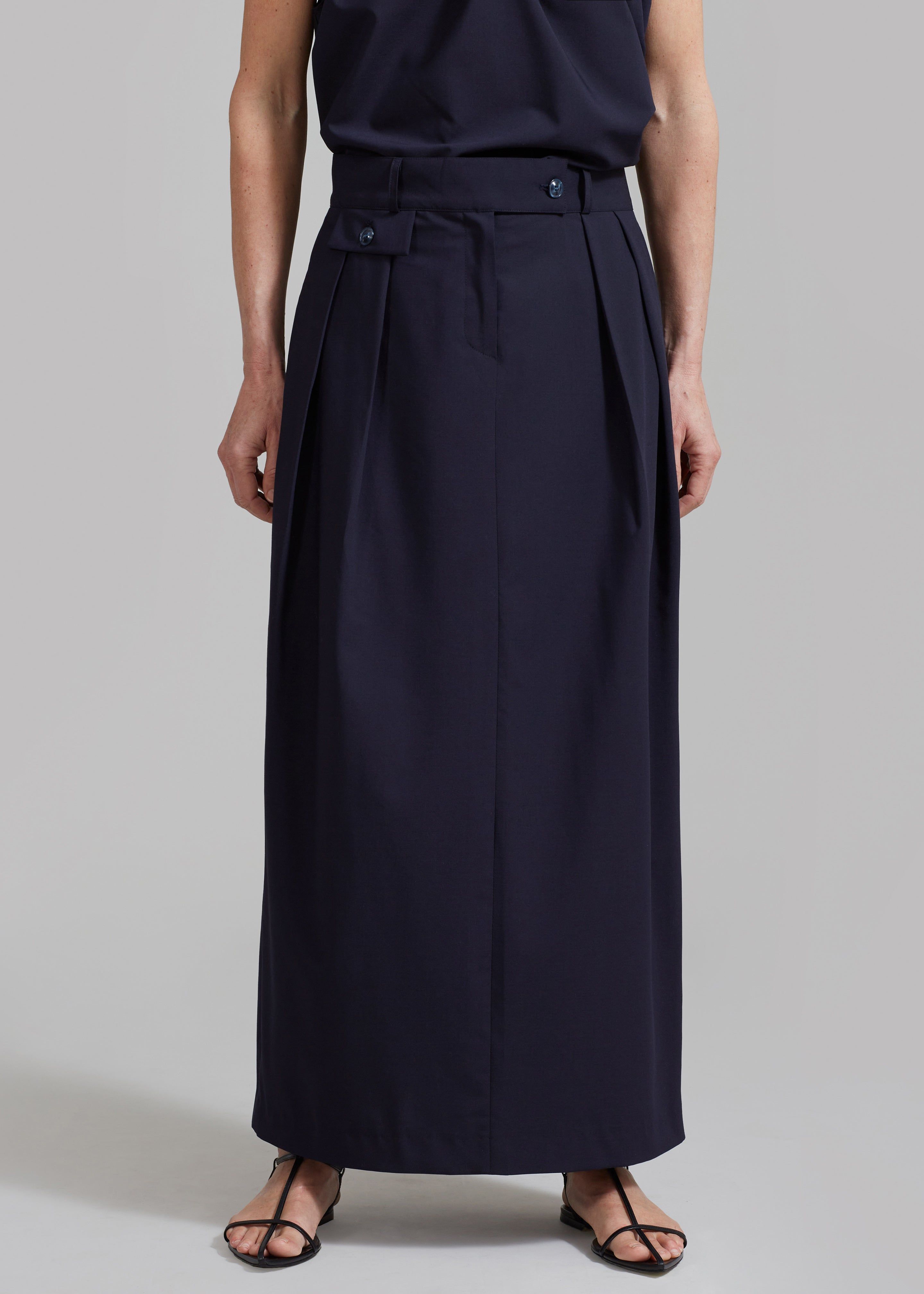 Leah Maxi Skirt - Navy sold by Frankie Shop product image thumbnail 5