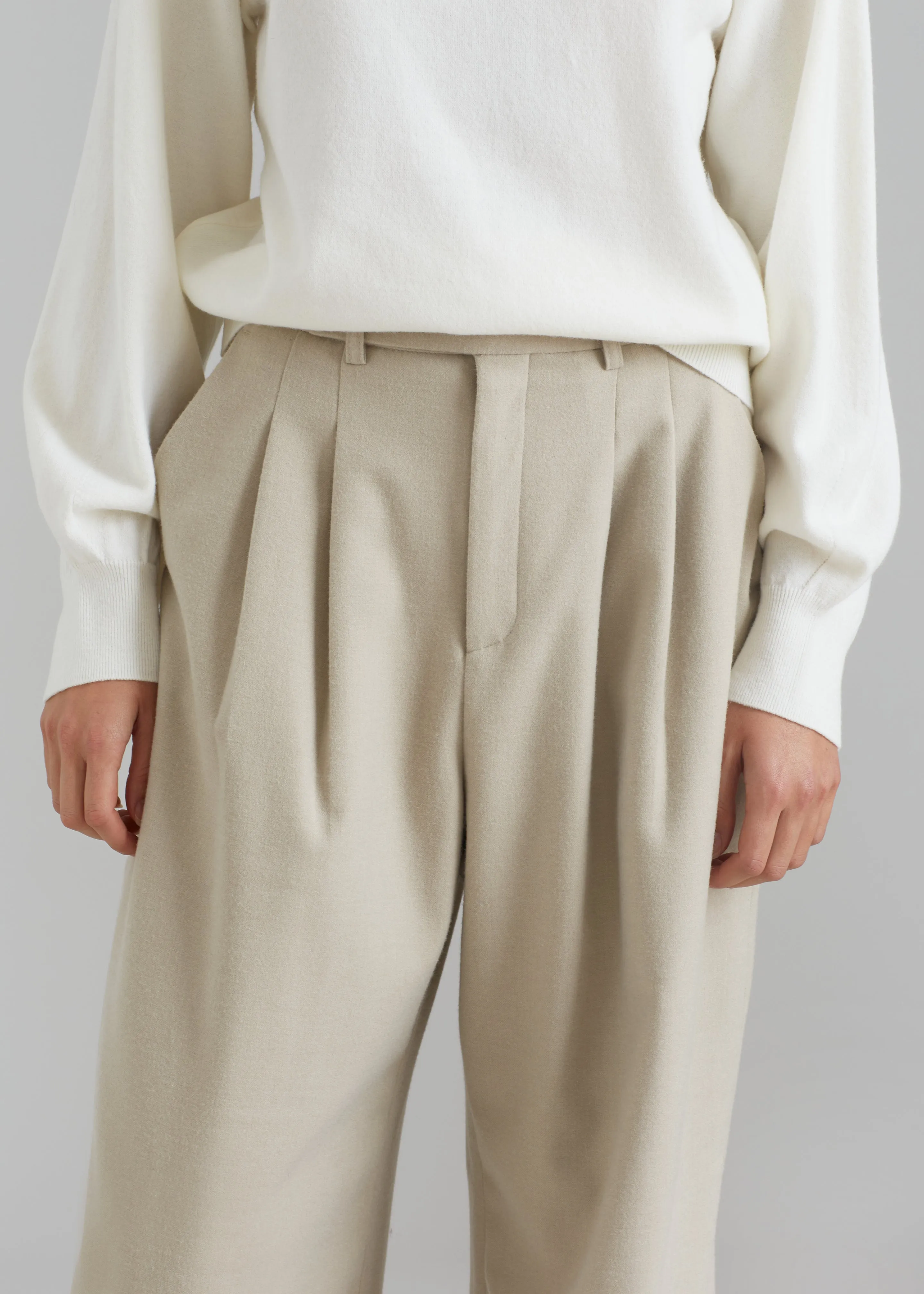 Vance Pants - Beige sold by Frankie Shop product image thumbnail 4