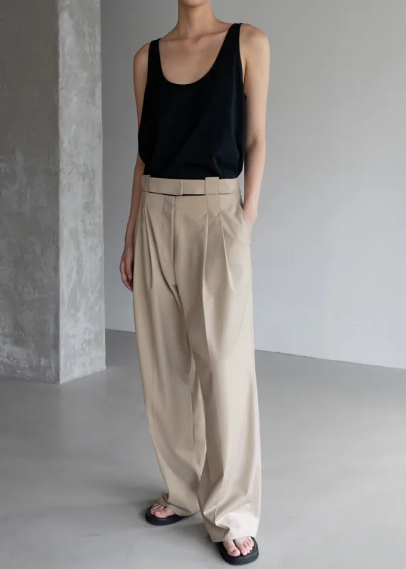 Tate Trousers - Beige sold by Frankie Shop