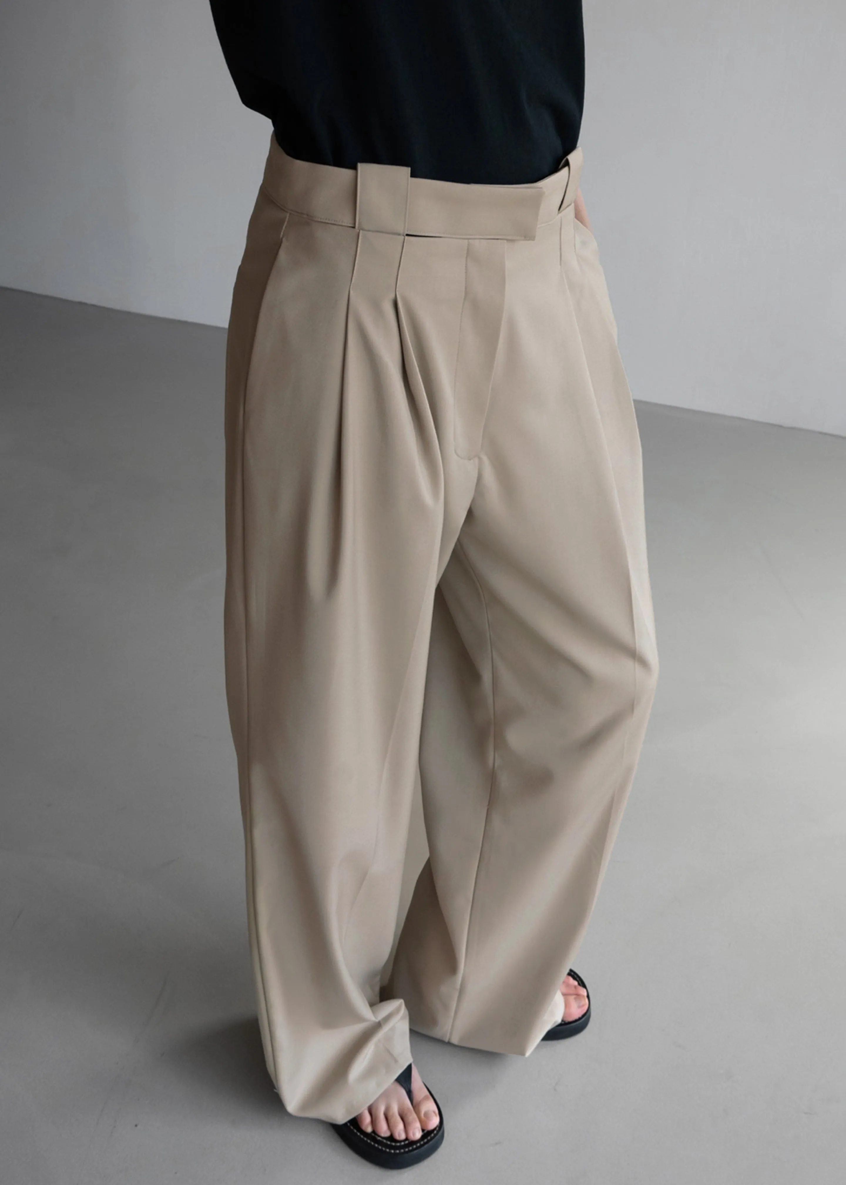 Tate Trousers - Beige sold by Frankie Shop product image thumbnail 3